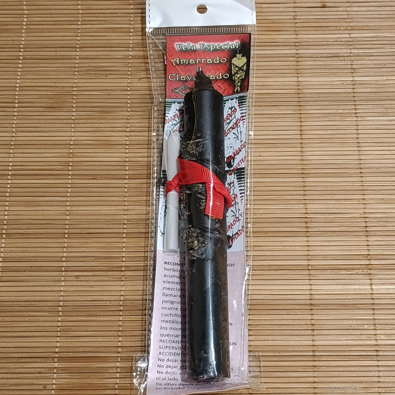 Vela especial amarrado y claveteado