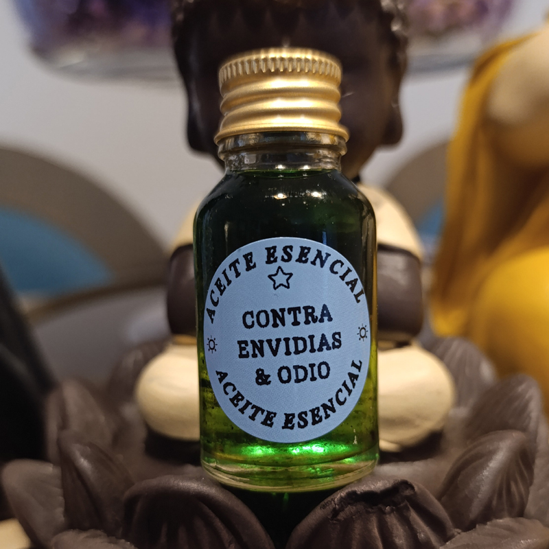Aceite esencial contra envidias y odio