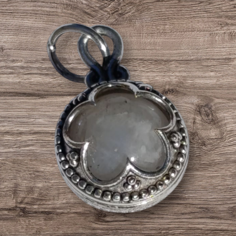 Colgante Gotland con esfera de Cuarzo Blanco