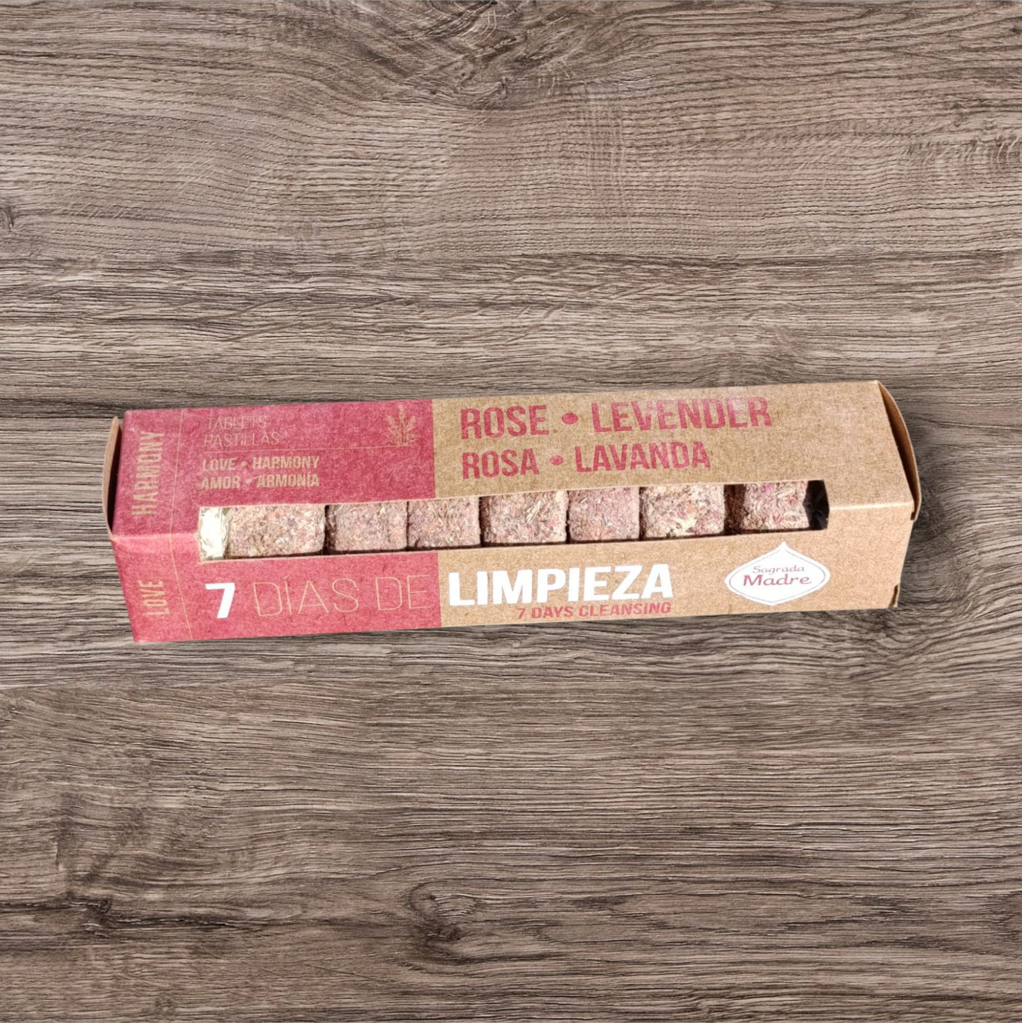 Pastillas de Defumación de Rosa y Lavanda 