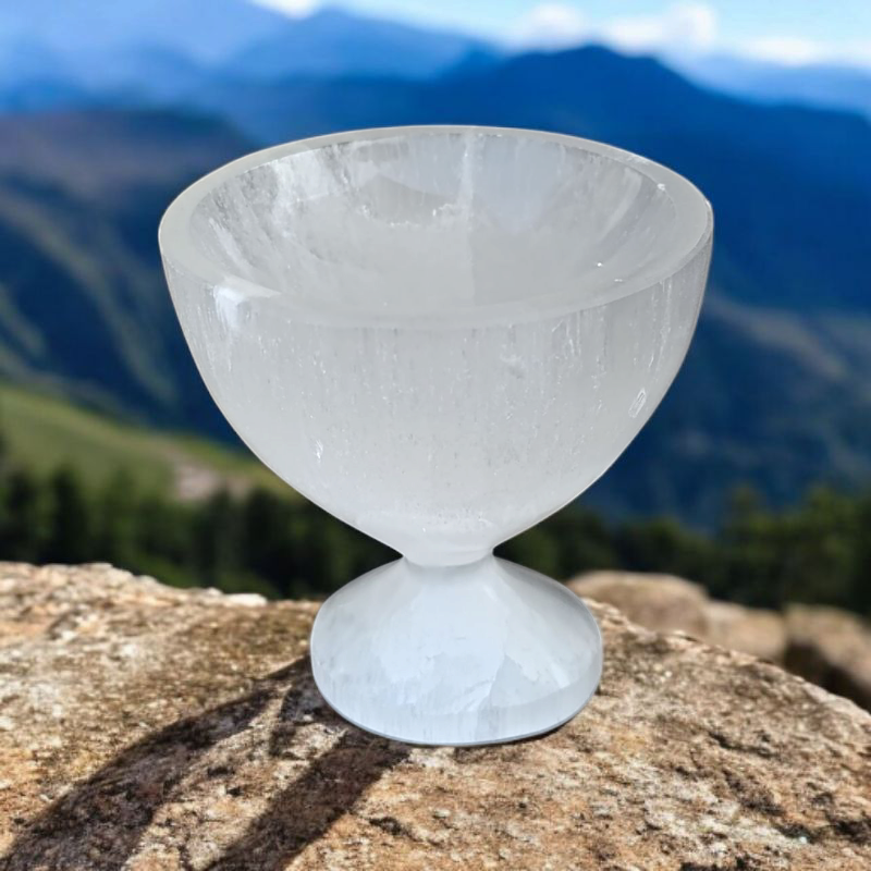 Copa caliz de selenita