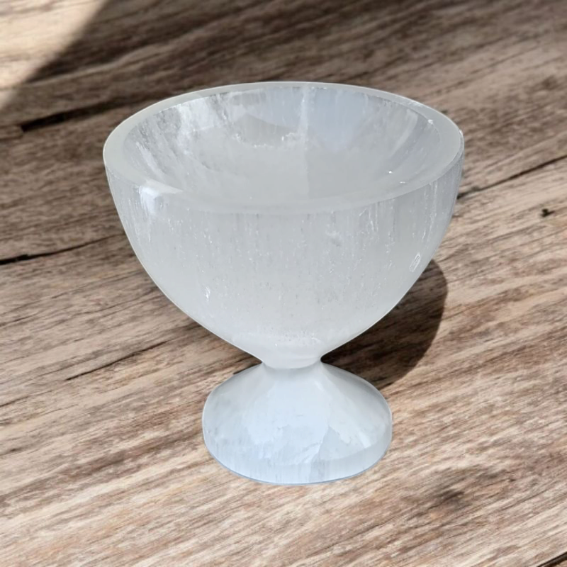 Copa caliz de selenita
