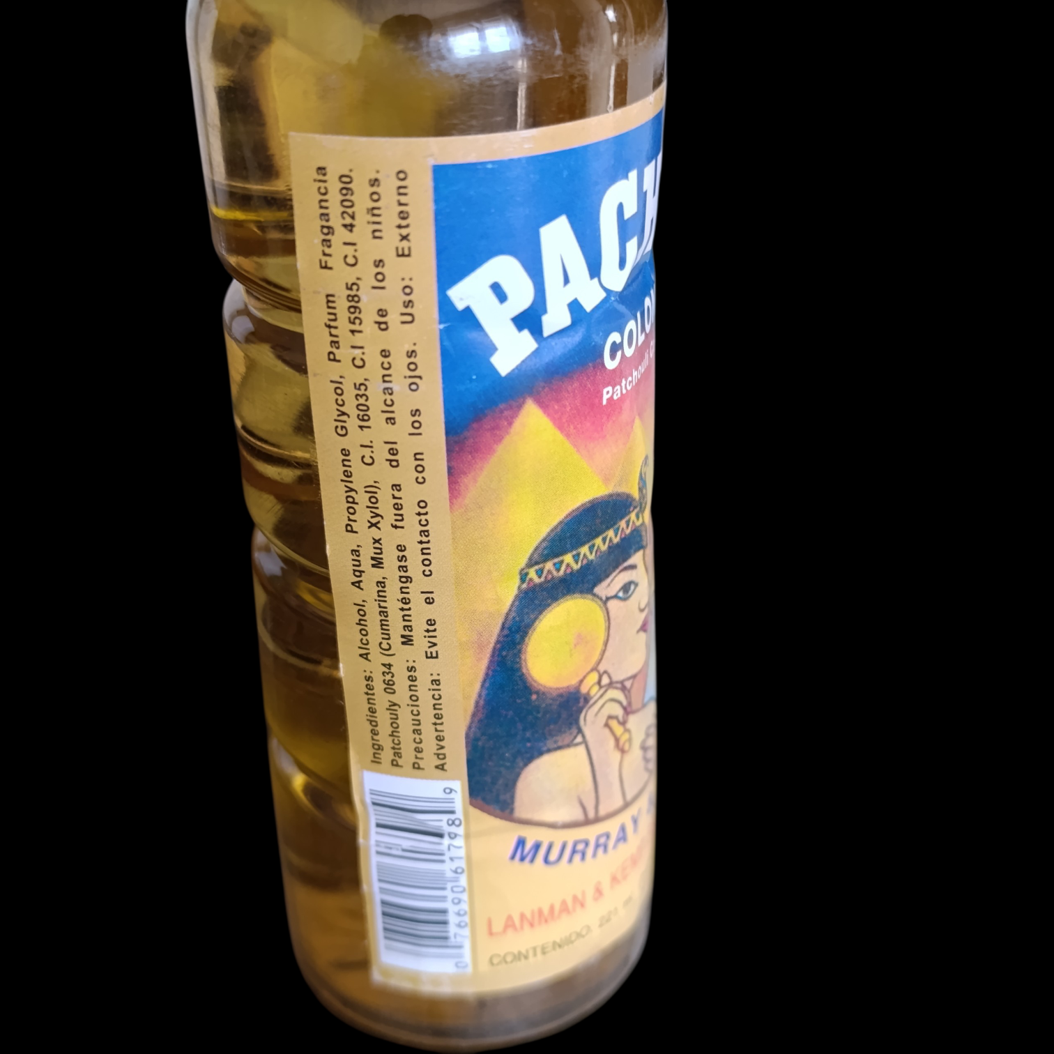 Agua colonia de Pachuli