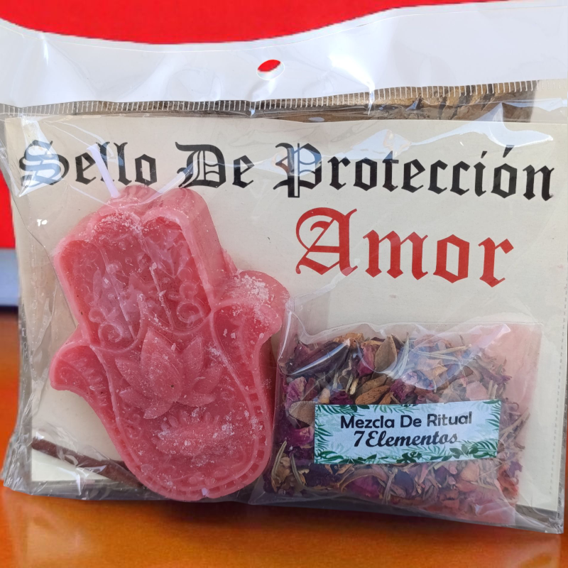 Velas Sello de Protección para  Salud ,Amor, Dinero , Casa y Negocios 
