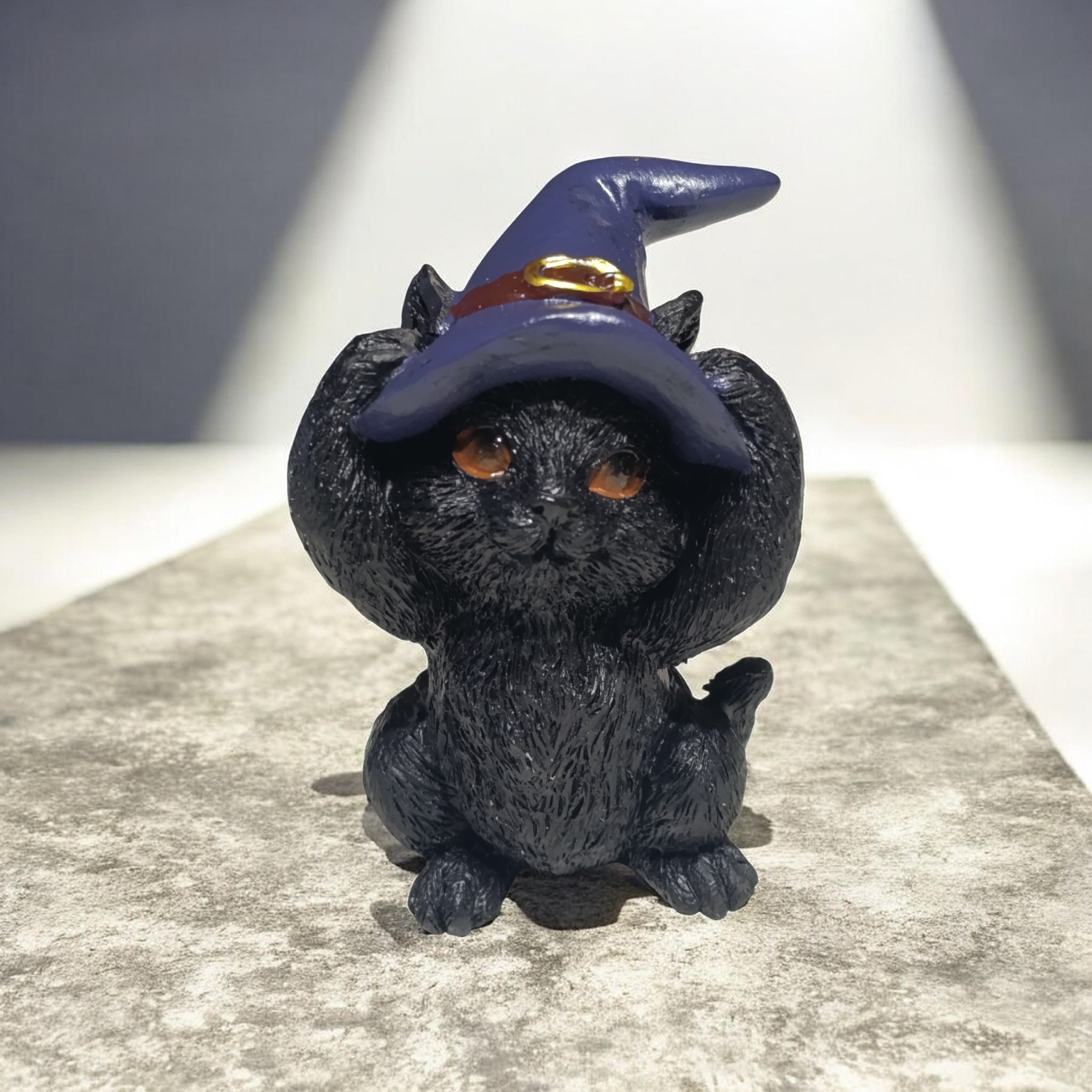 Juego de Figuras Gatos Brujos No Veo No Hablo No Oigo