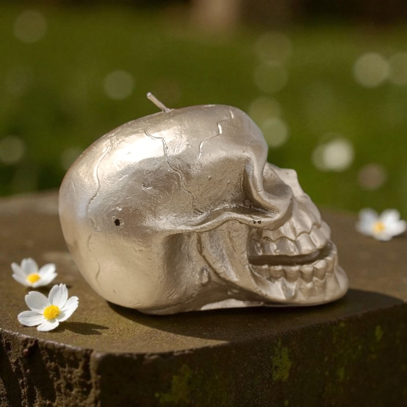 Calavera para Ritual – Vela Esotérica Artesanal