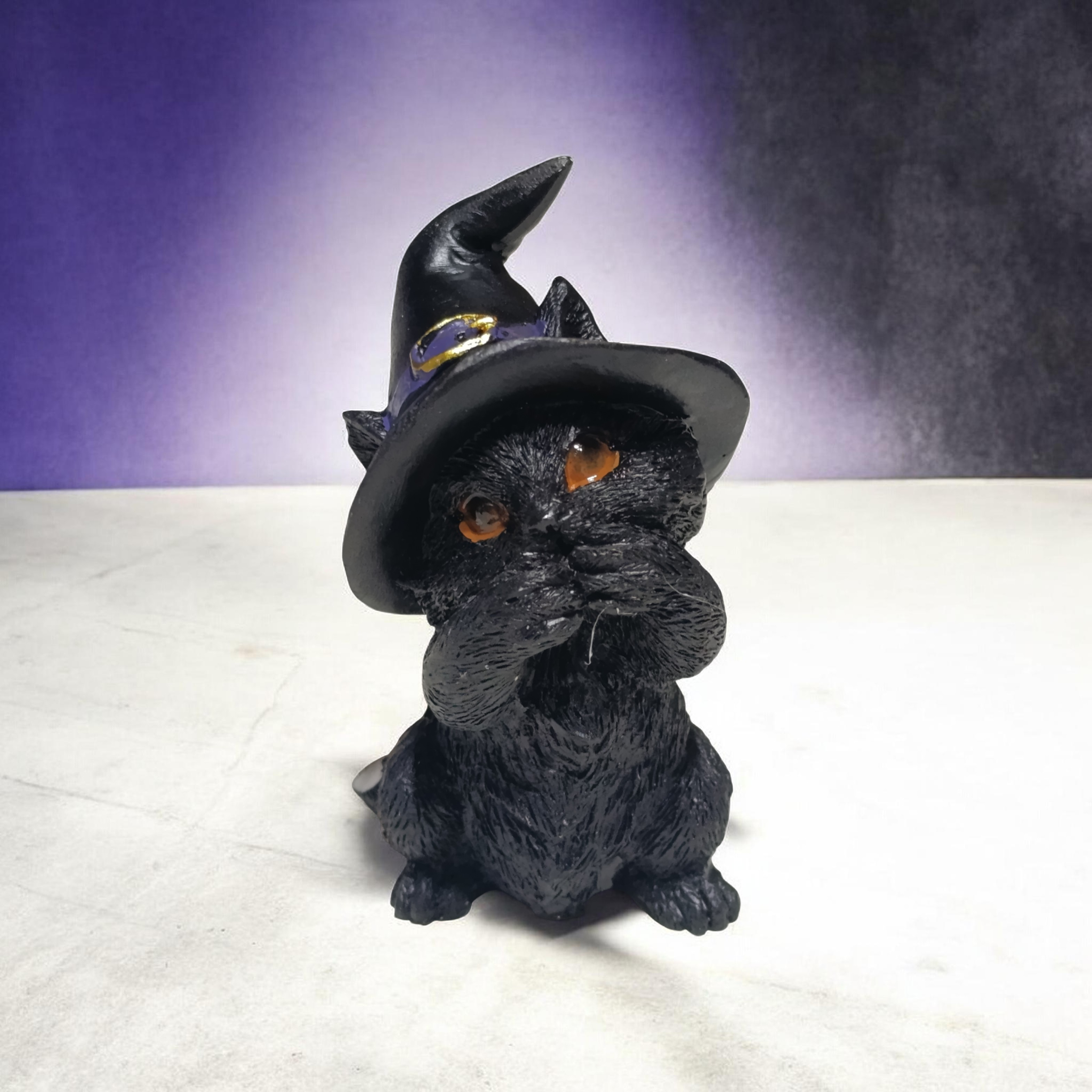 Juego de Figuras Gatos Brujos No Veo No Hablo No Oigo