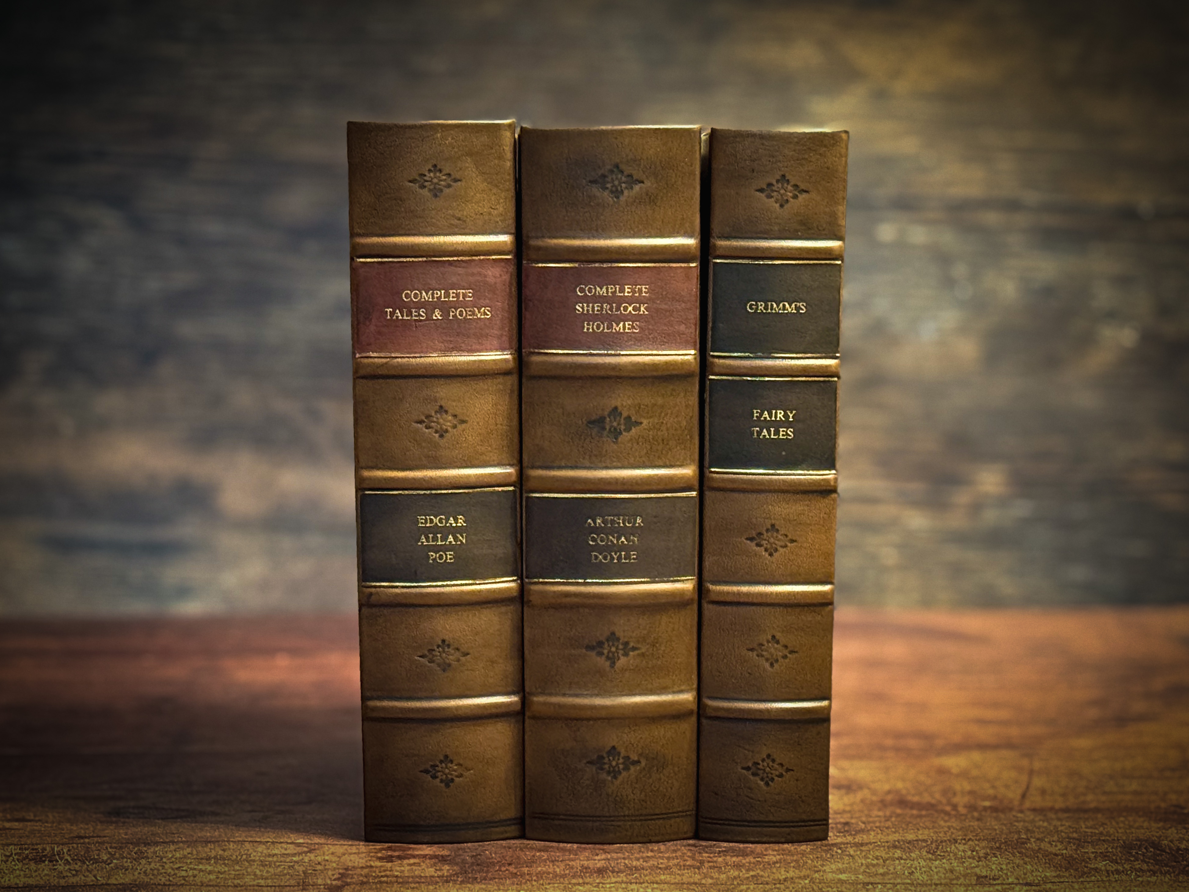 Custom Antique Leather Bound Books