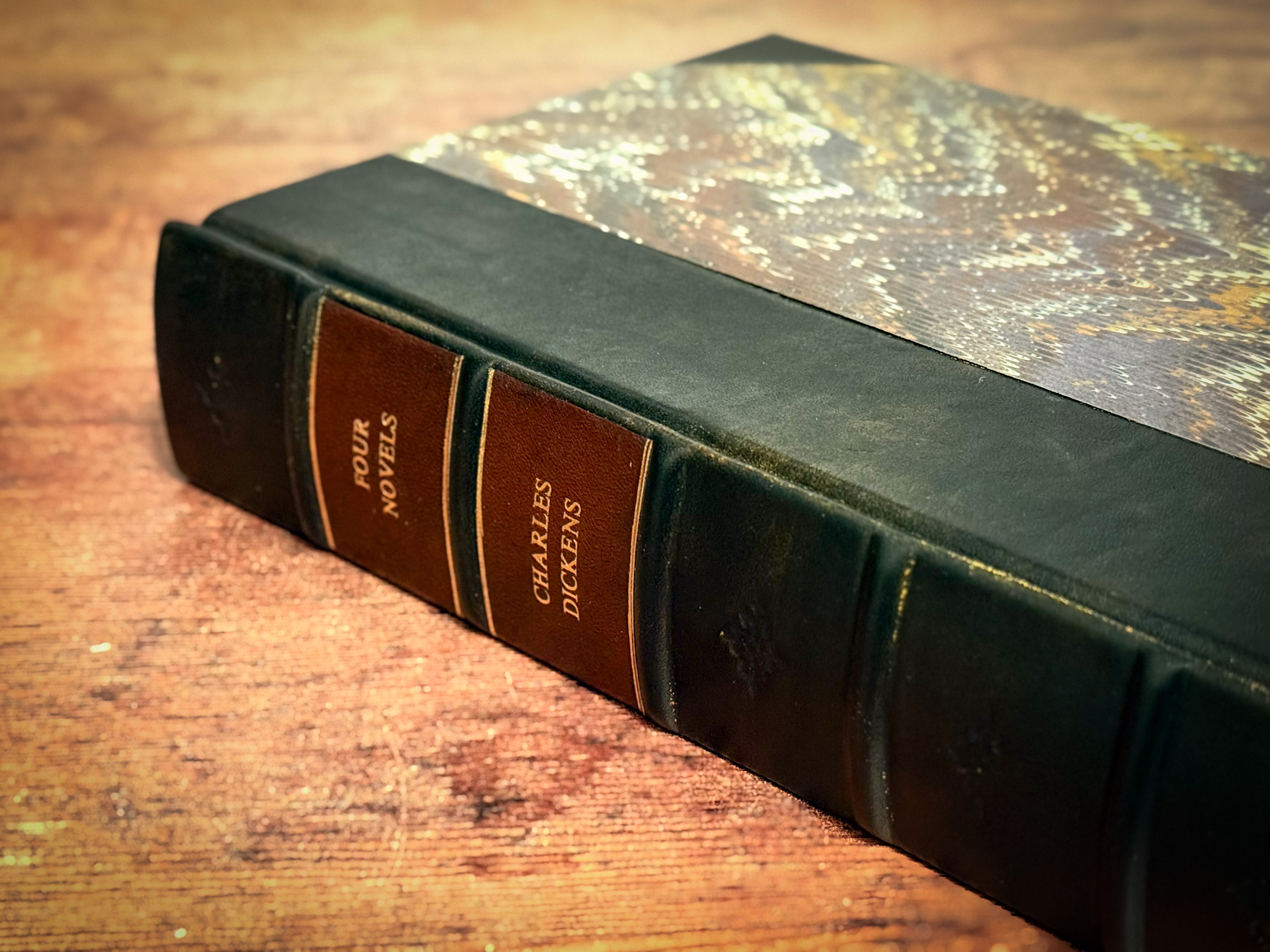 Charles Dickens - Four Novels - Antique Series - Leather Bound