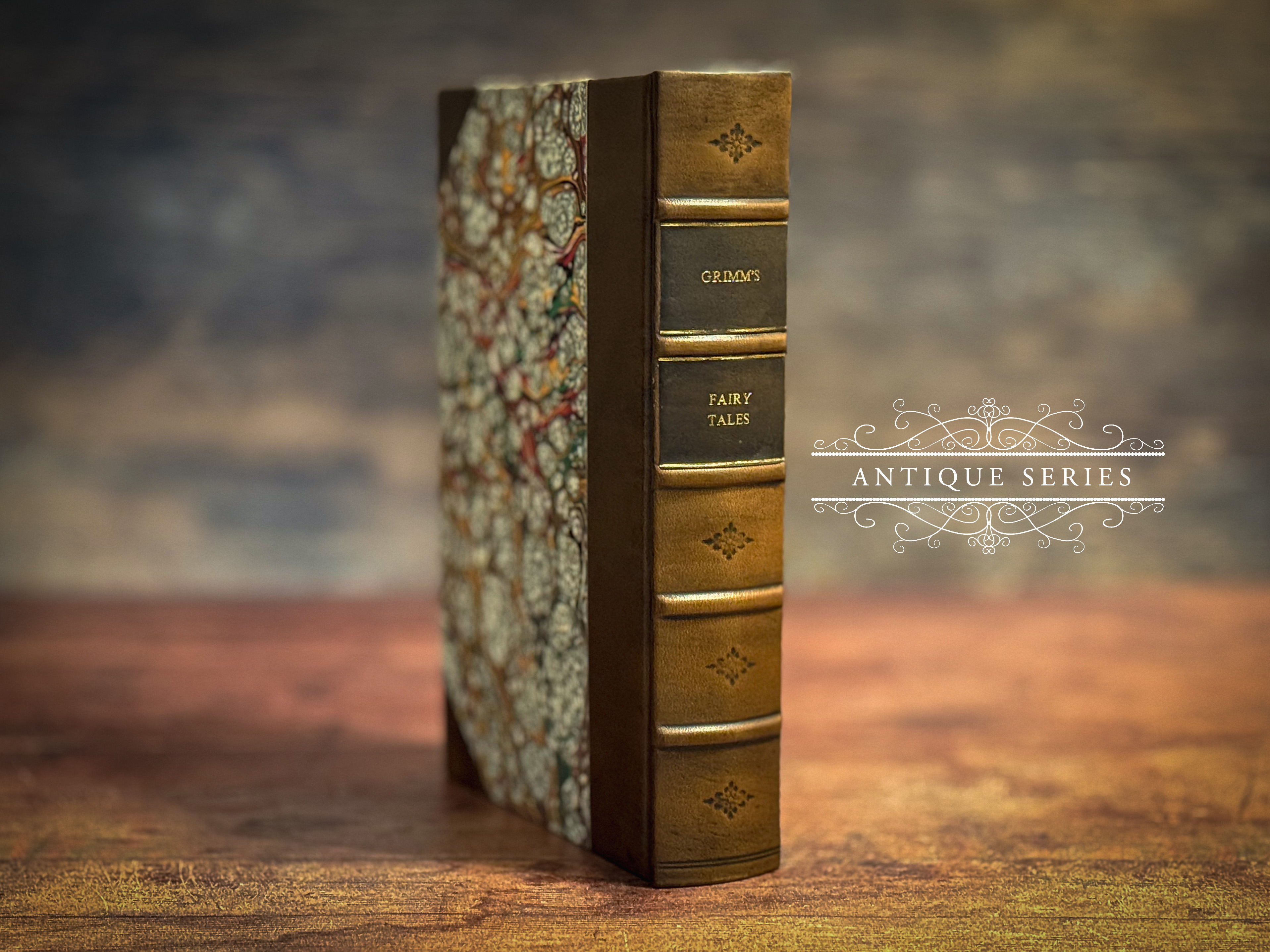 Grimm's Fairy Tales - Antique Series - Leather Bound