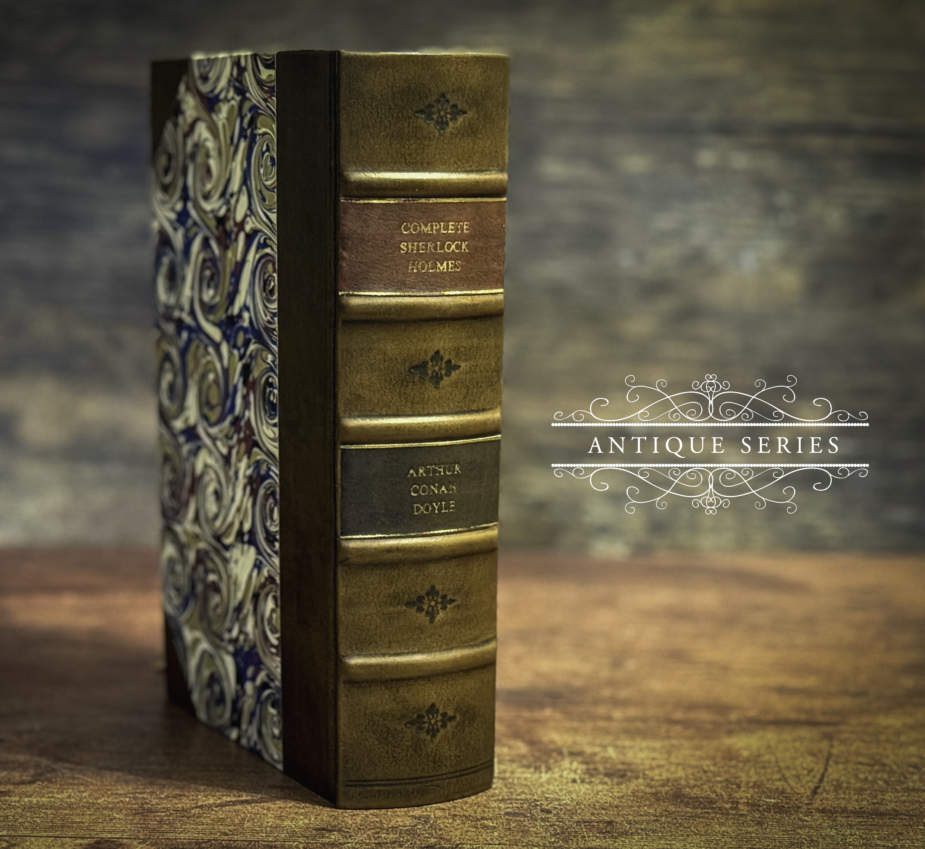 Sherlock Holmes - Arthur Conan Doyle - Antique Series - Leather Bound
