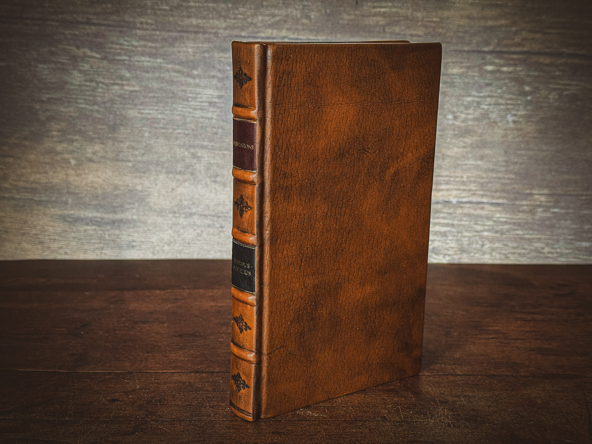 Meditations - Marcus Aurelius  - Antique Series - Leather Bound - Full Leather