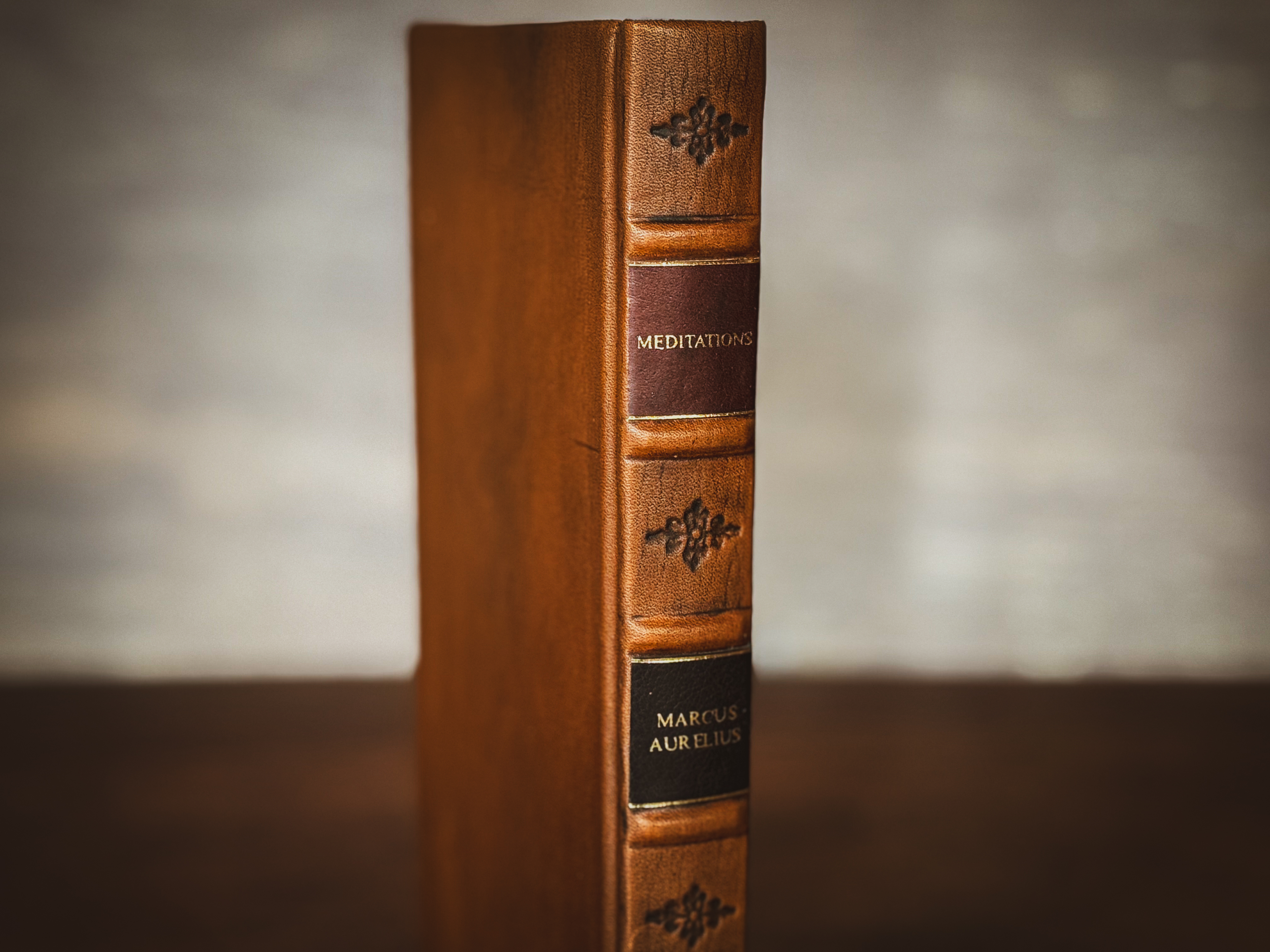 Meditations - Marcus Aurelius  - Antique Series - Leather Bound - Full Leather