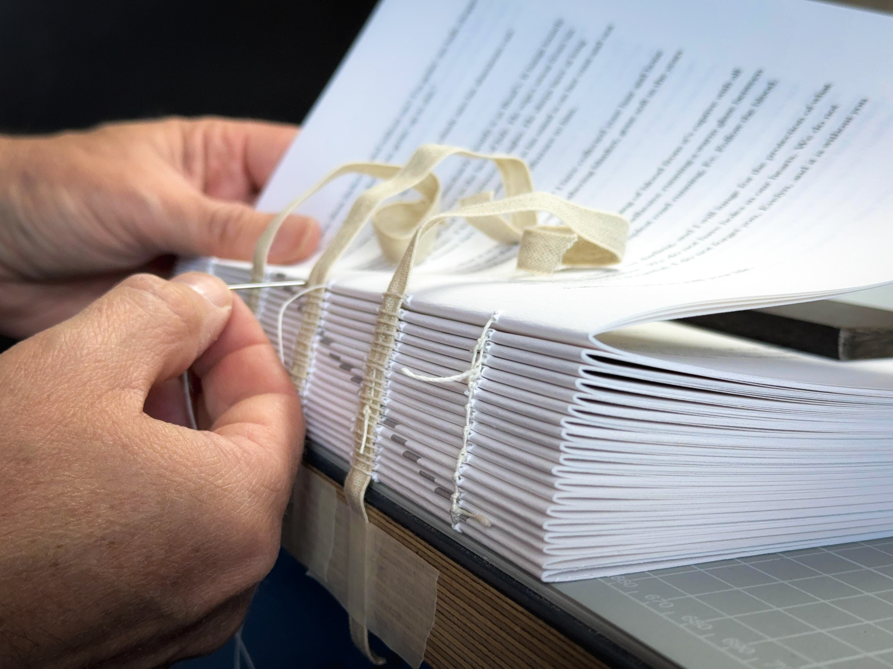 Custom Leather Book Printing and Binding - Printed and Bound Book - Personalised Gift - Bespoke Leather Binding