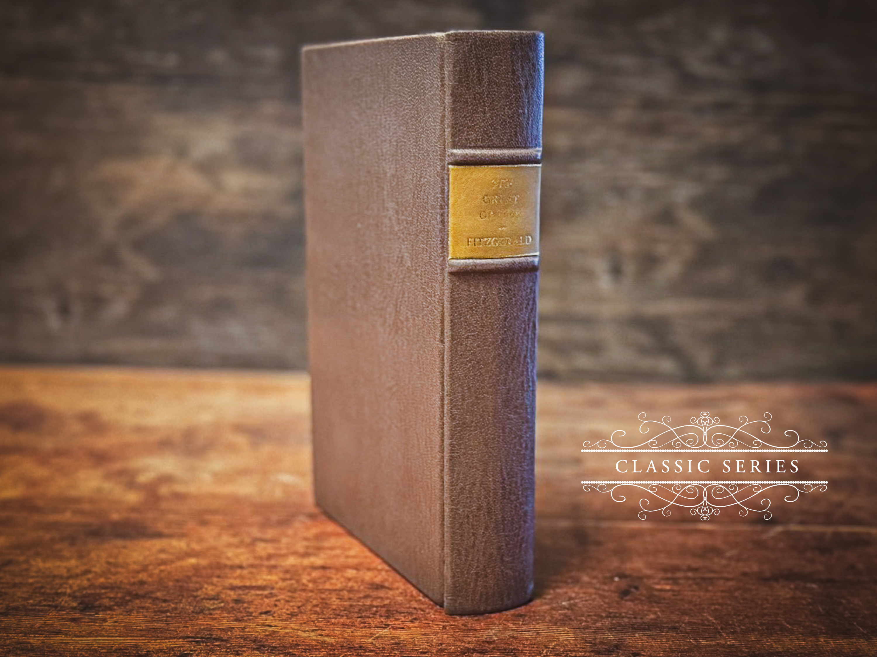 The Great Gatsby – Handcrafted Leatherbound Classic | Goat Leather, Gold Gilded, Marbled Endpapers | Loxley Books