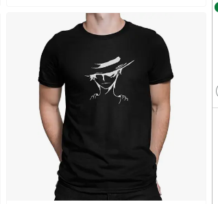 Camiseta Camisa Luffy Masculina Preto 4,64,6 de 5 estrelas (61) Preço, página do produtoR$59,90 em até 2x de R$29,95 sem juros R$ 10,79 de frete