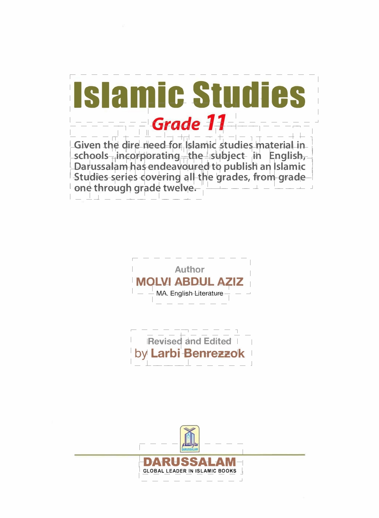 Islamic Studies: A Core Text for O Level - Grade 11 student, by MOLVI ABDUL AZIZ 