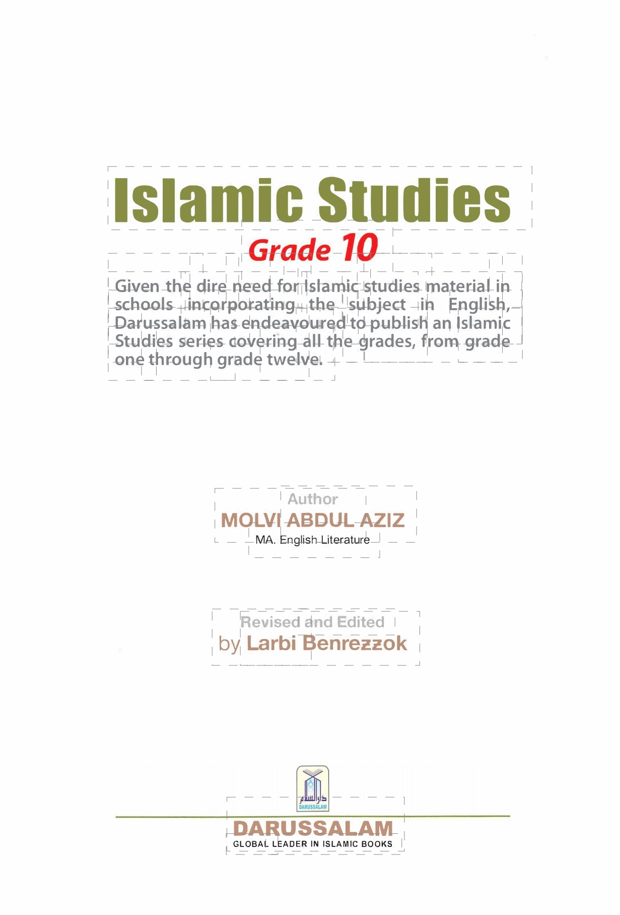 Islamic Studies - best for Grade 10 student, by MOLVI ABDUL AZIZ