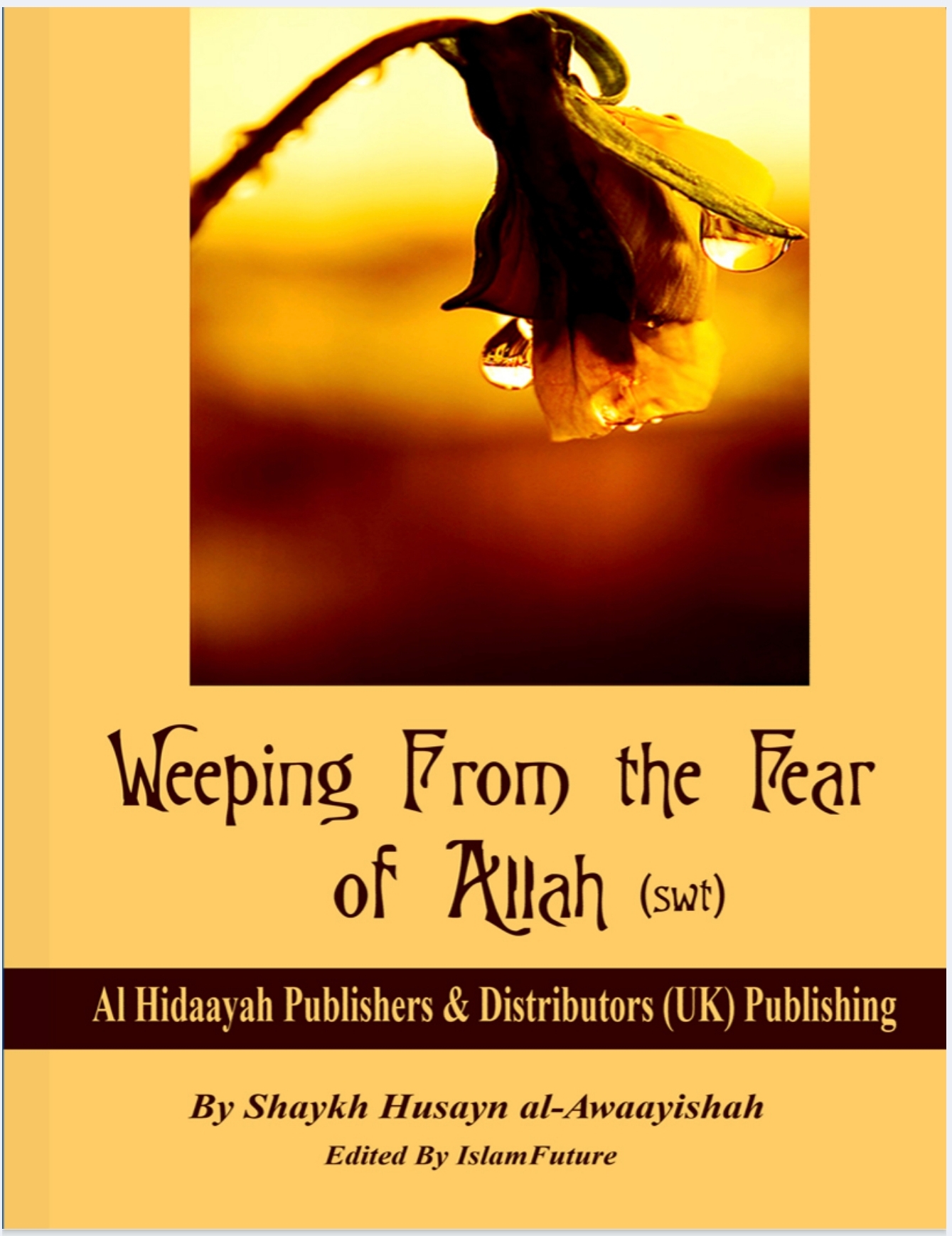 Weeping From the Fear of Allah (swt), A spiritual book on the significance of sincere fear and humility before Allah