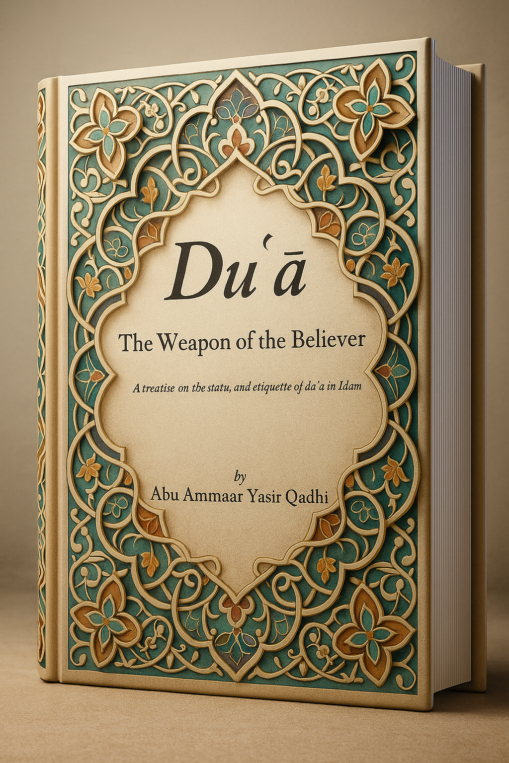 Du'ā: The Weapon of the Believer, A treatise on the status and etiquette of du'ā in Islam