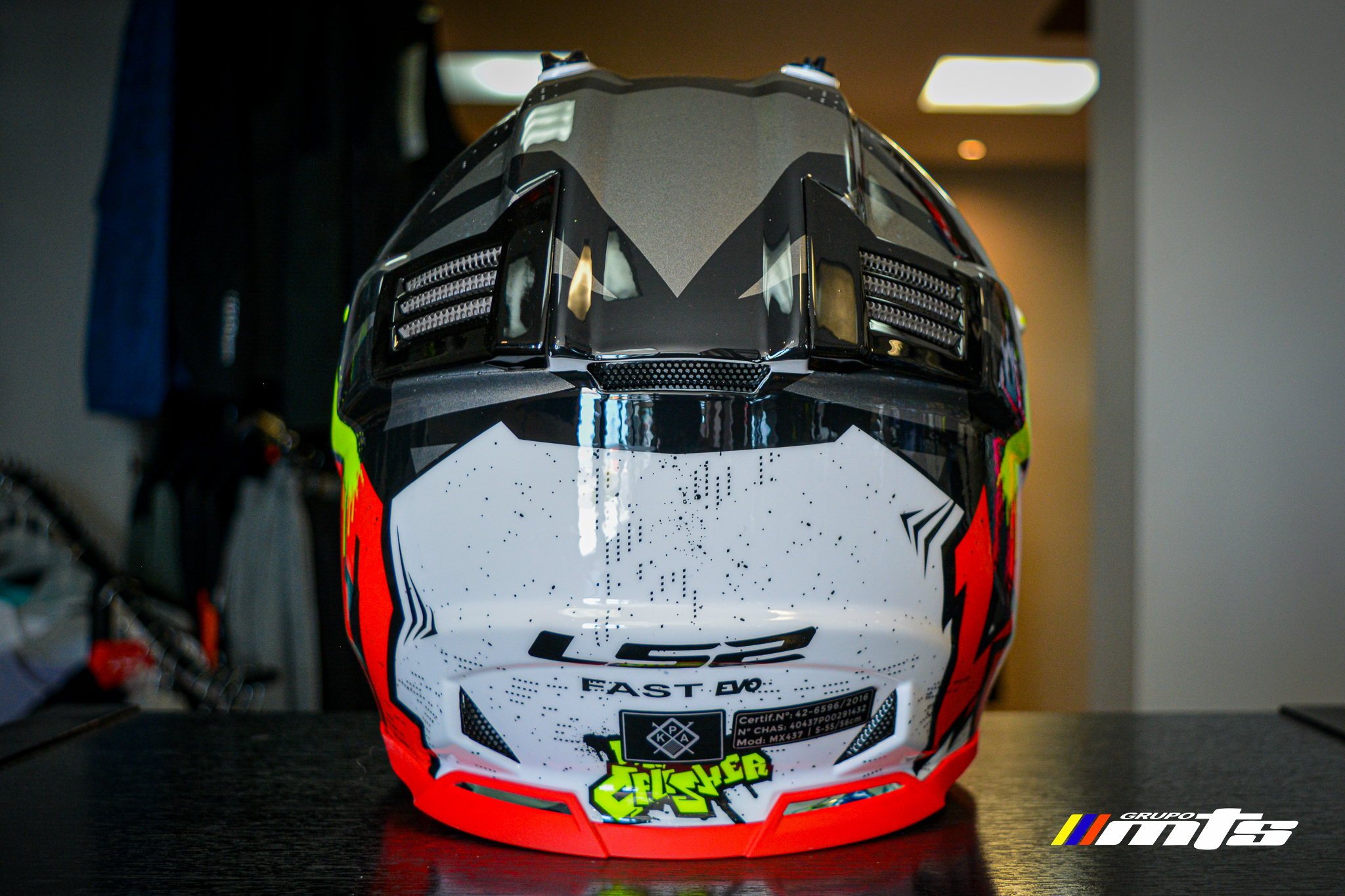 Casco MX437 FAST EVO CRUSHER