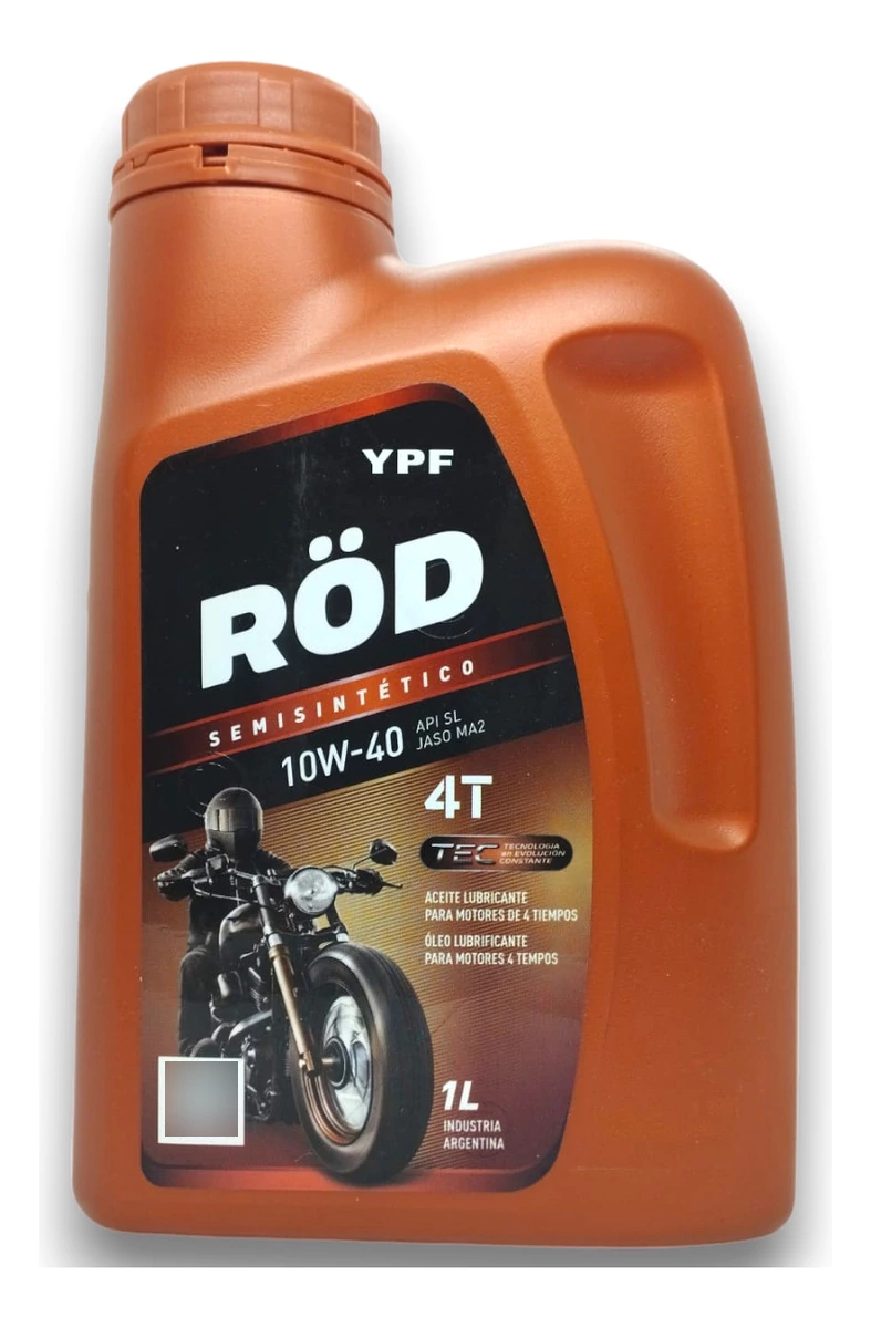 Aceite Ypf Rod 10w40 Semisintetico 4t X 1 Litro
