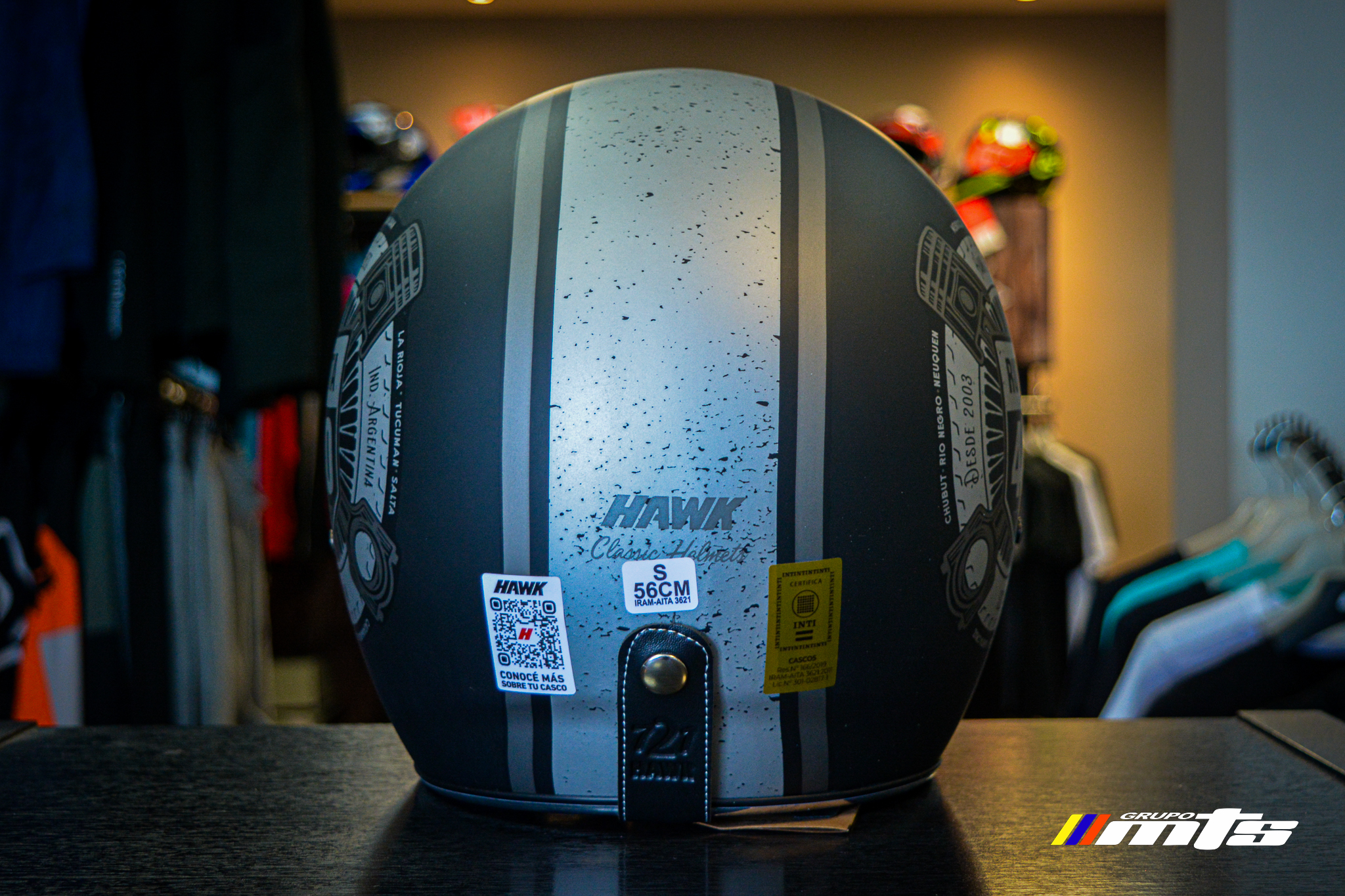 Casco ABIERTO RETRO 721- RUTA 40