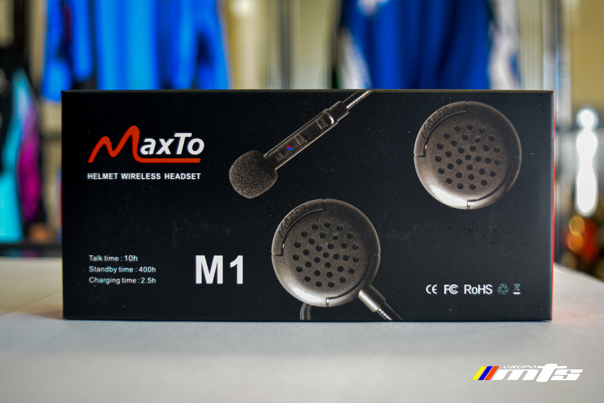 M1 Intercomunicador inalámbrico para casco (Helmet Wireless Headset)