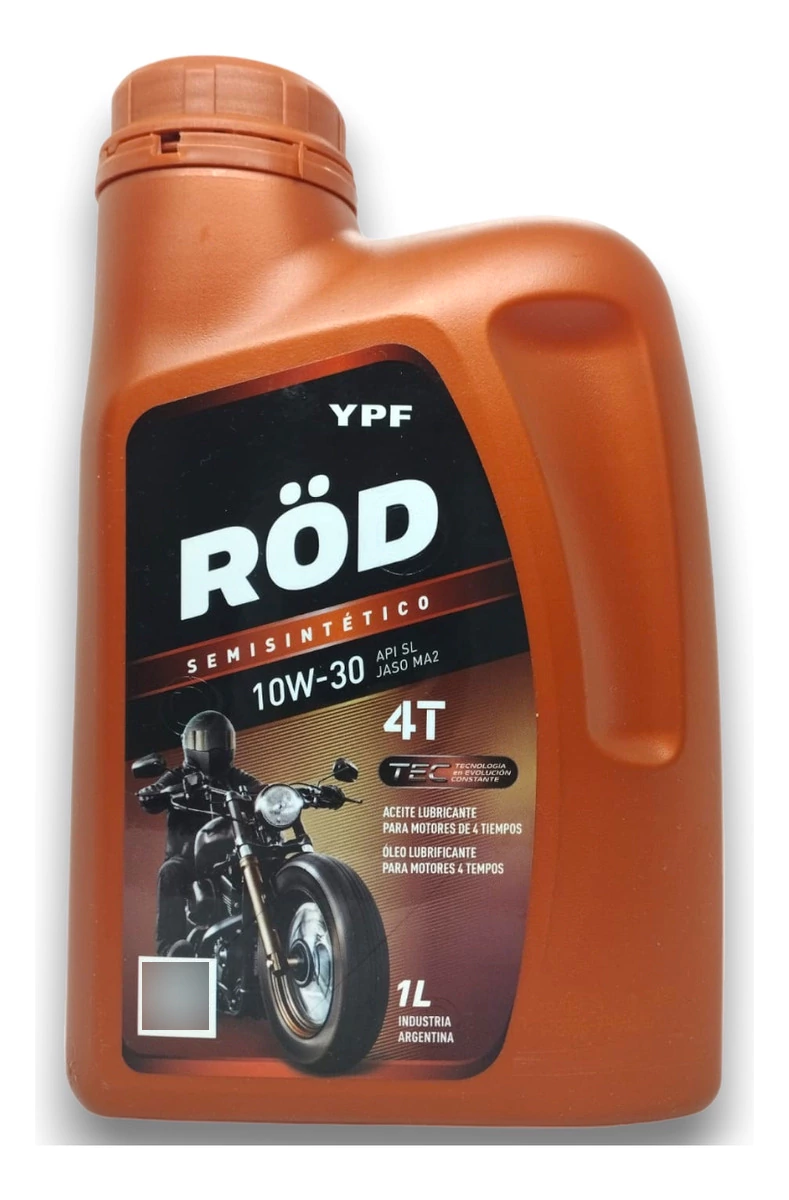 Aceite Ypf Rod 10w30 Semisintetico 4t X 1 Litro