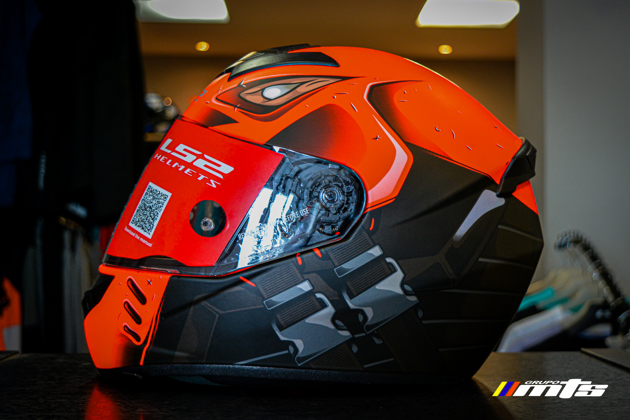 Casco INTEGRAL FF352 ROOKIE STROKE C/SPOILER