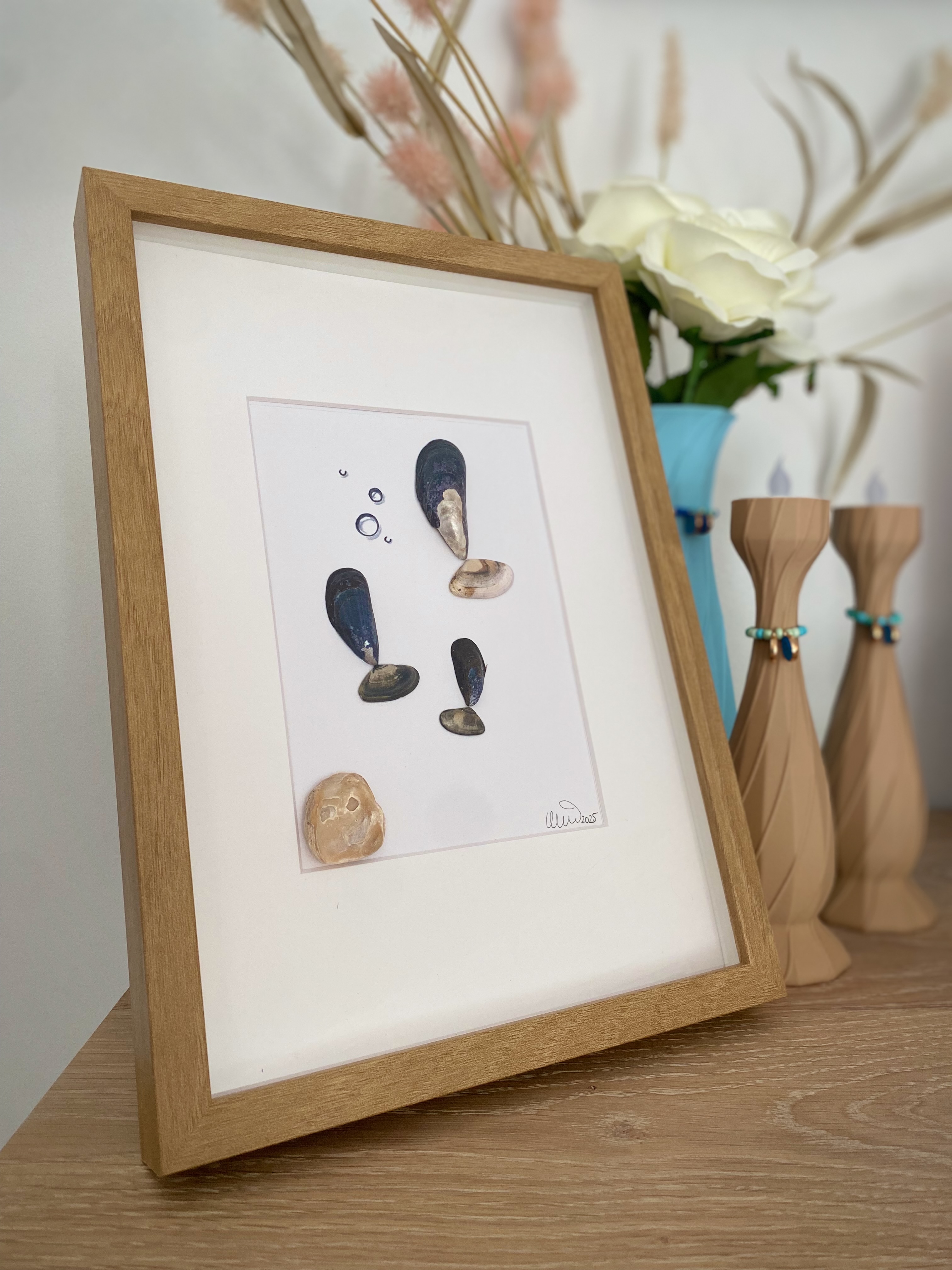 Shadowbox De Blauwe Vinvissen