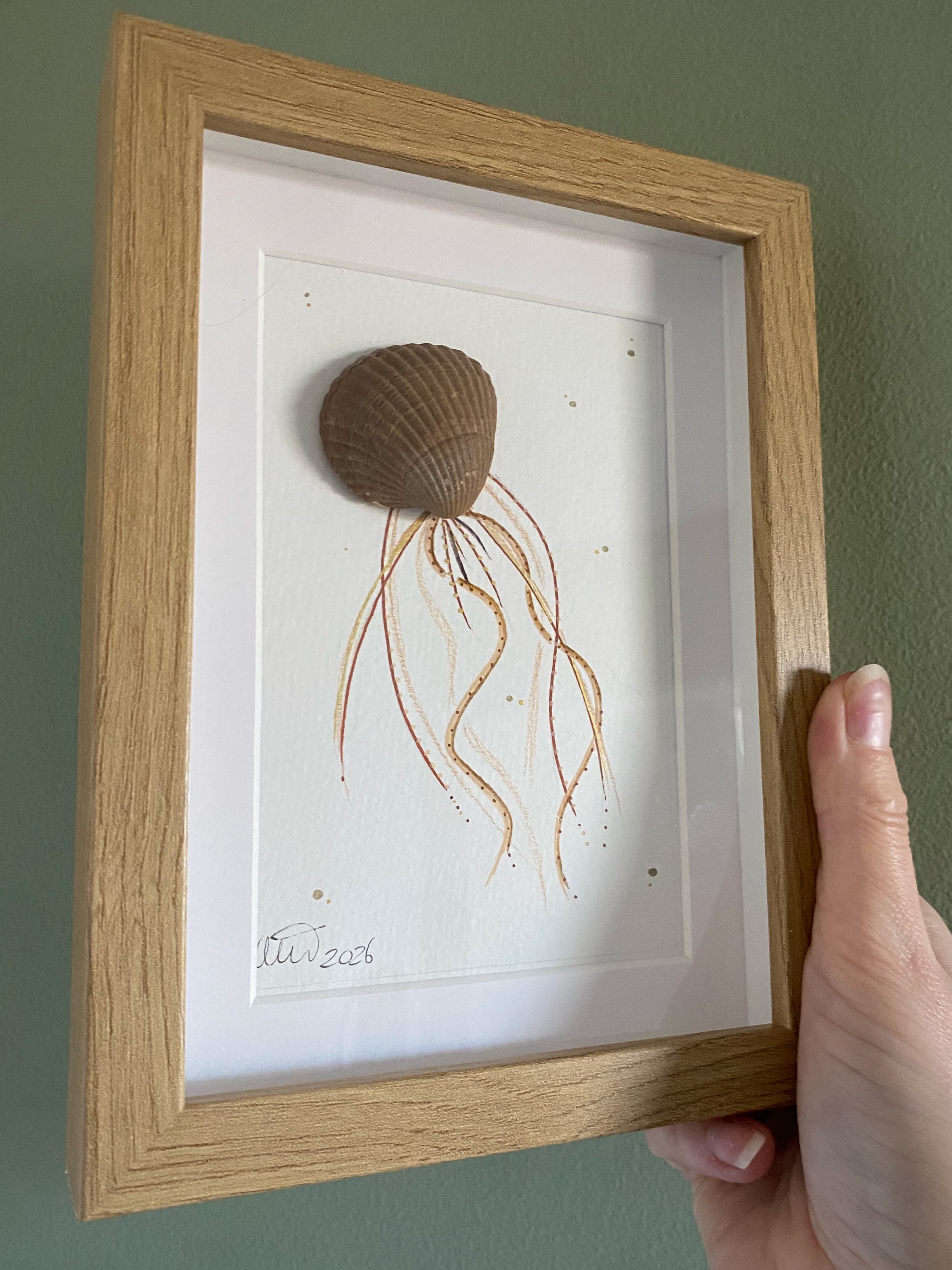 Shadowbox De Gele Haarkwal