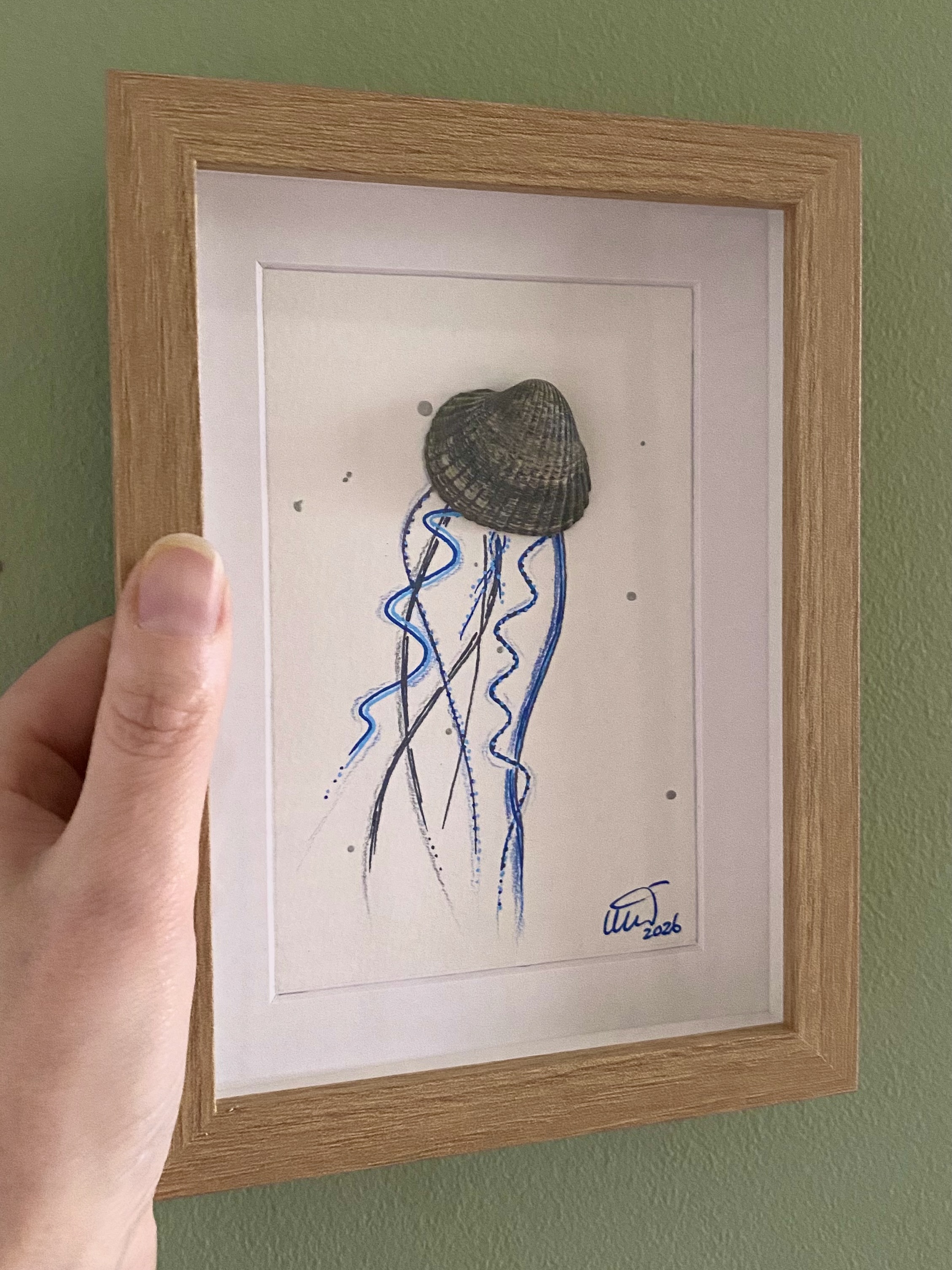 Shadowbox De Blauwe Haarkwal