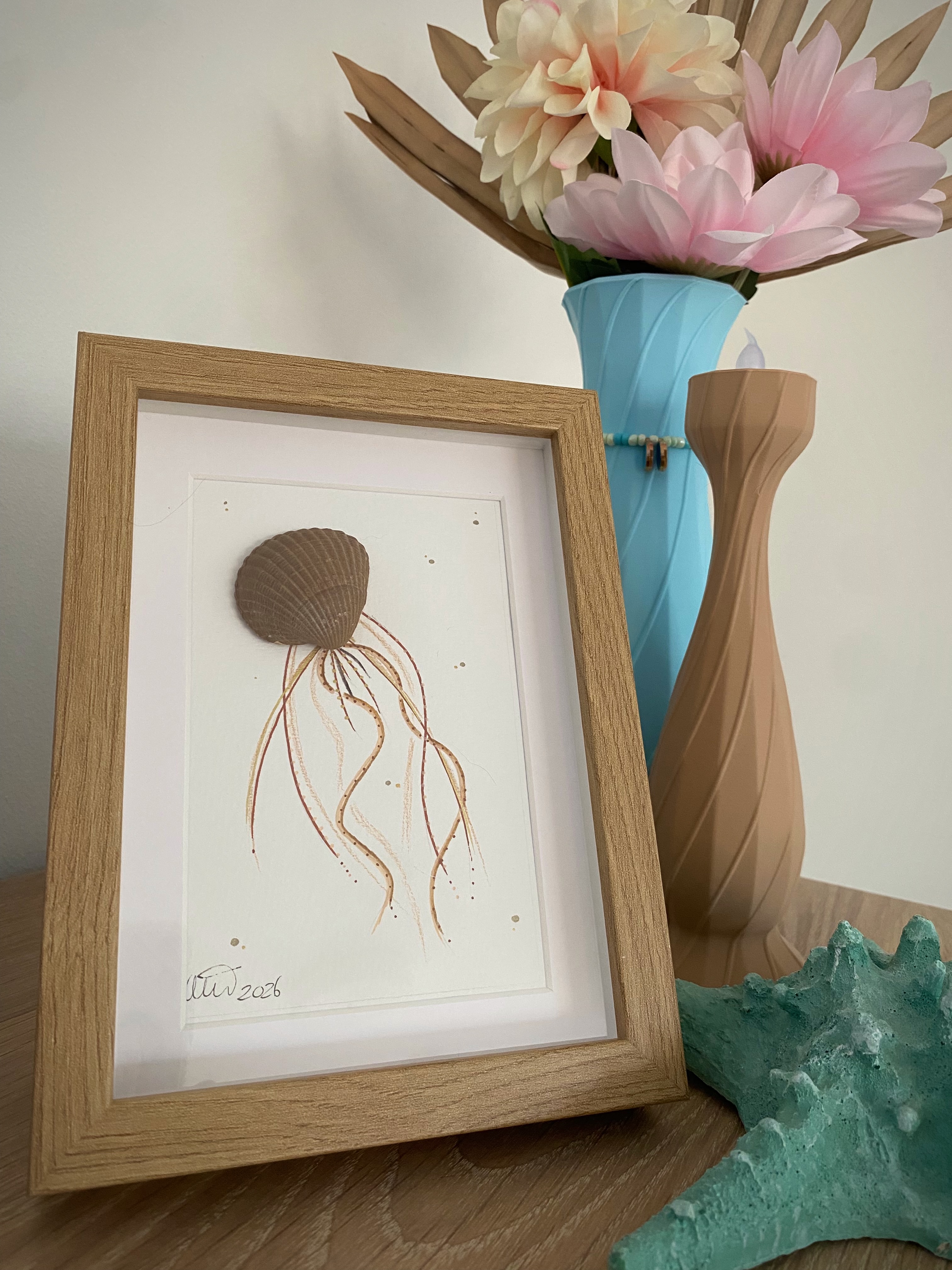 Shadowbox De Gele Haarkwal