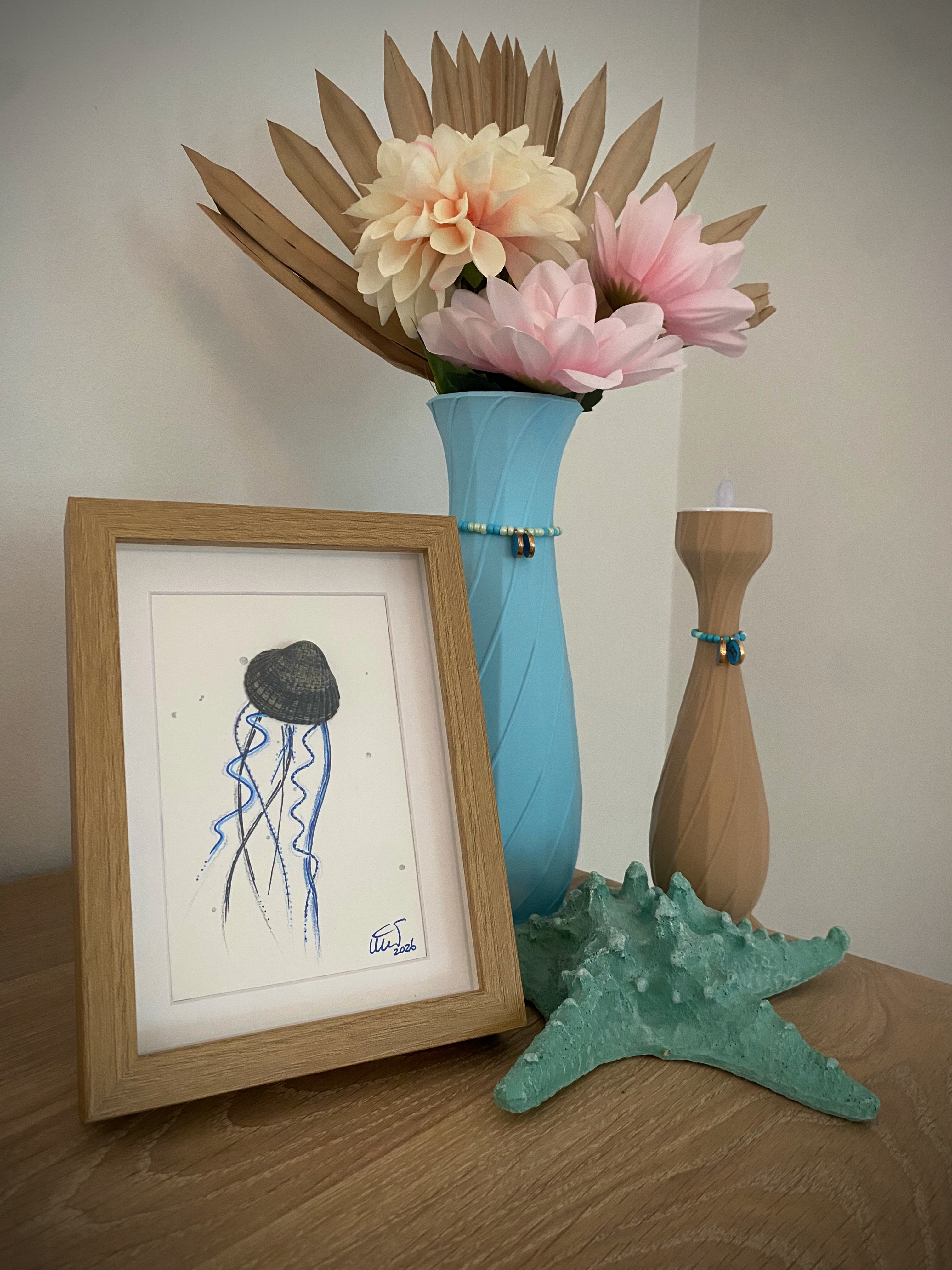 Shadowbox De Blauwe Haarkwal