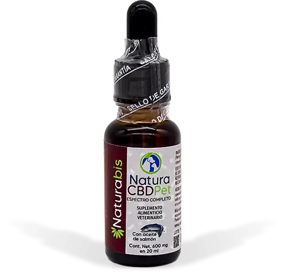 Natura CBD Pet - 600 mg de CBD espectro completo en 20 ml