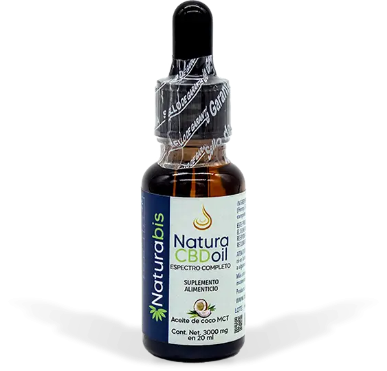 Natura CBD oil - 3000 mg de CBD espectro completo en 20 ml