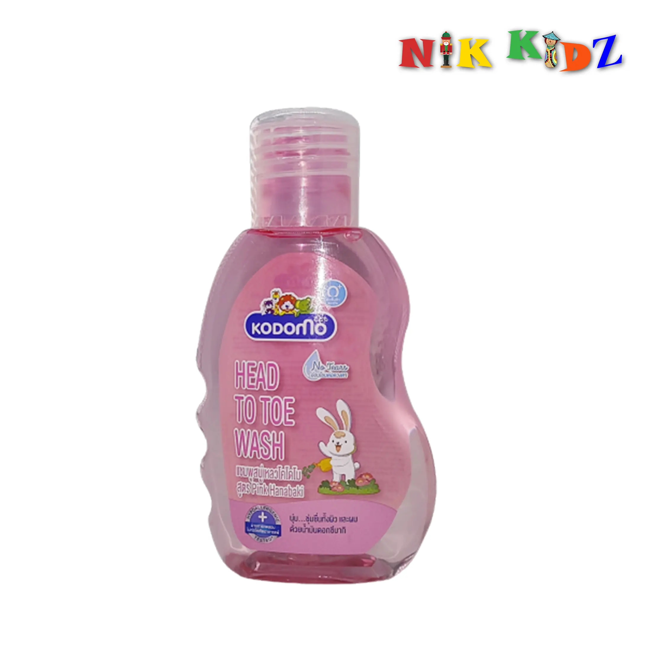 Kodomo Head To Toe Wash 0+ Pink Hanabaki 100ml (Thailand)