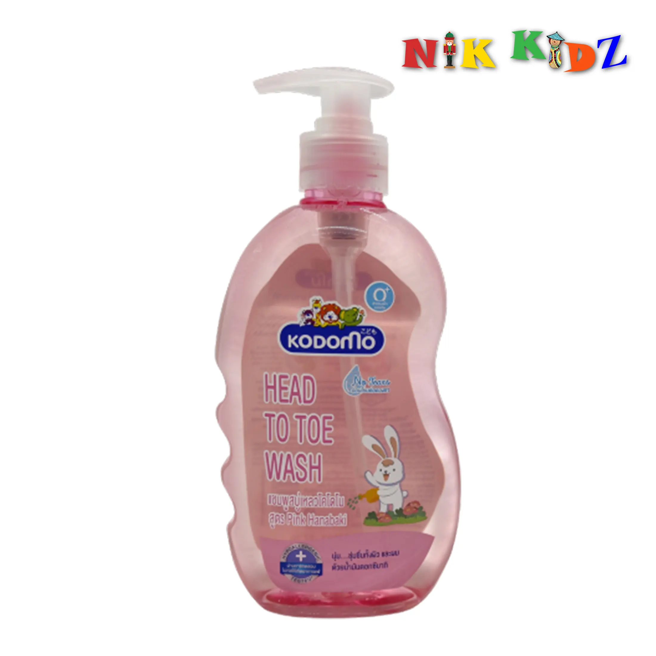 Kodomo Head To Toe Wash 0+ Pink Hanabaki 400ml (Thailand)