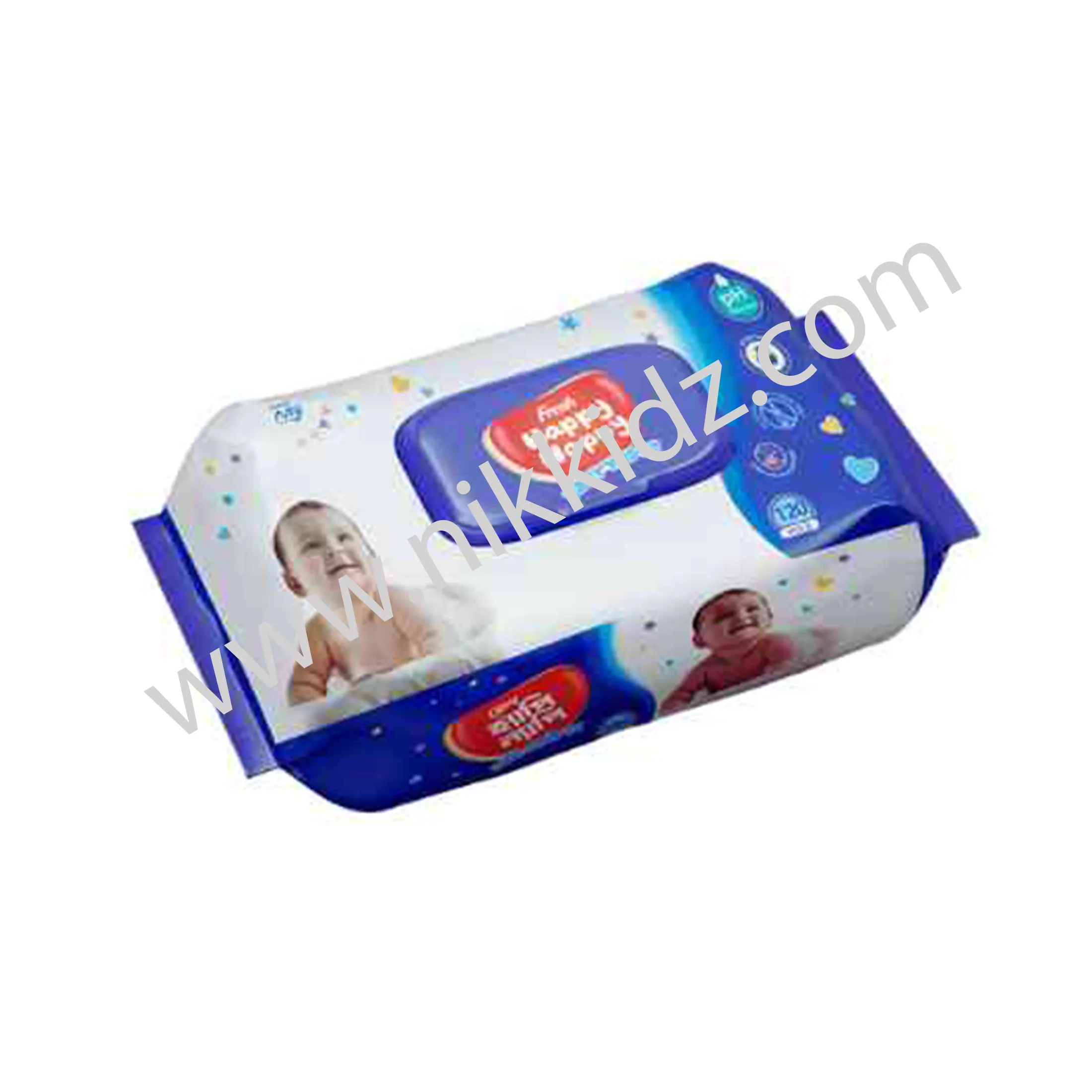 Fresh Happy Nappy Baby Wipes 120Pcs