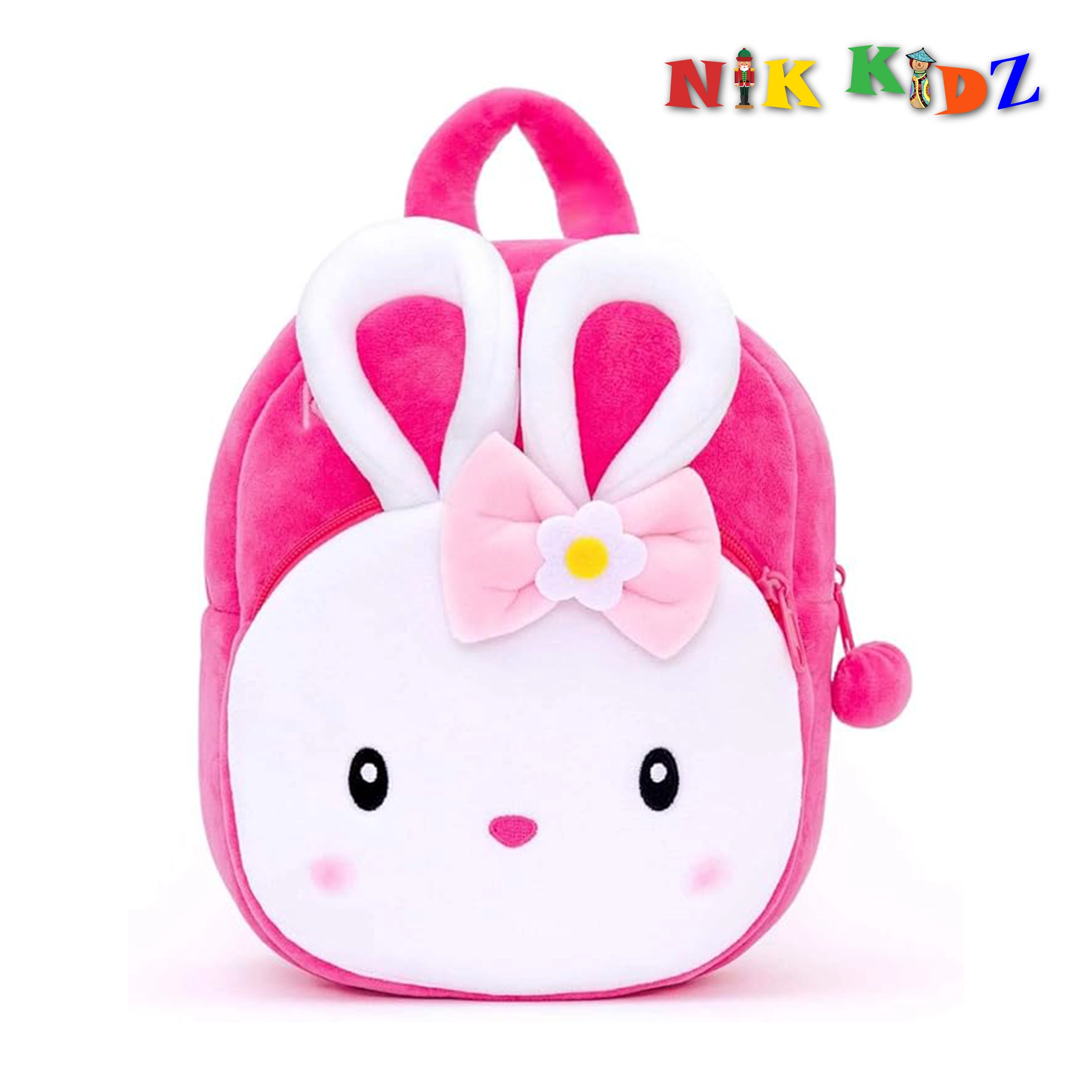 Kids School Bag Soft Plush Backpacks Cartoon Boys Girls Baby (2-5 Years) Pikachu