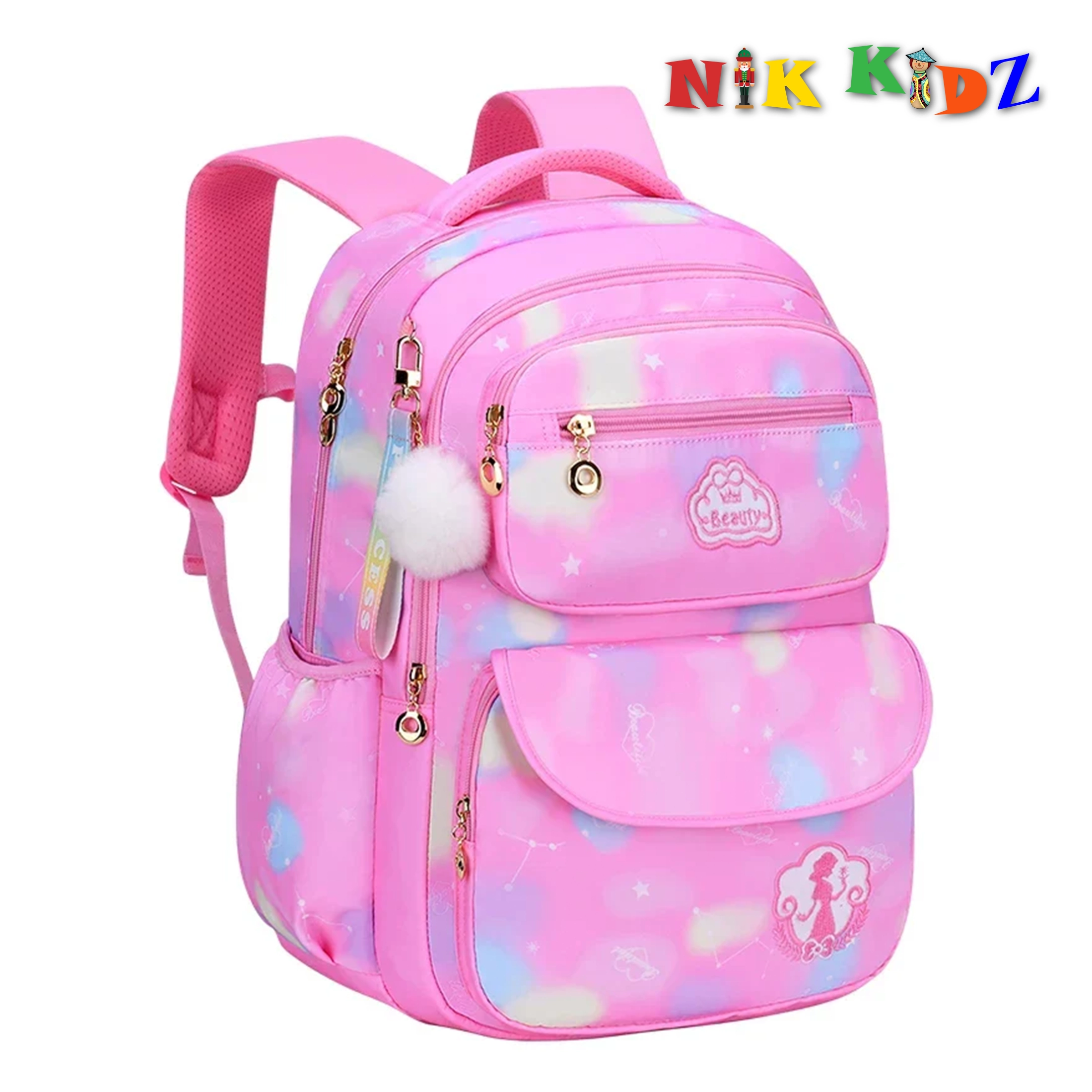 Children Girl Backpack School Bag Pink For Kid Child Teenage Schoolbag Primary Kawaii Cute Waterproof