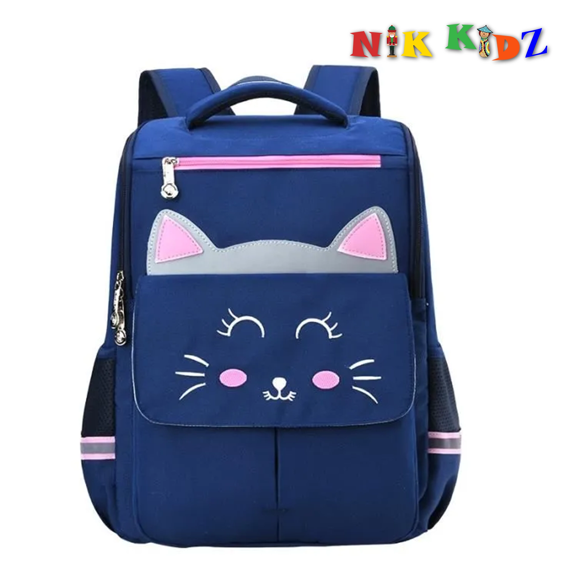 SUN EIGHT Cat Girl School Bags Orthopedic Back New Children Satchels Waterproof Backpack Foldable