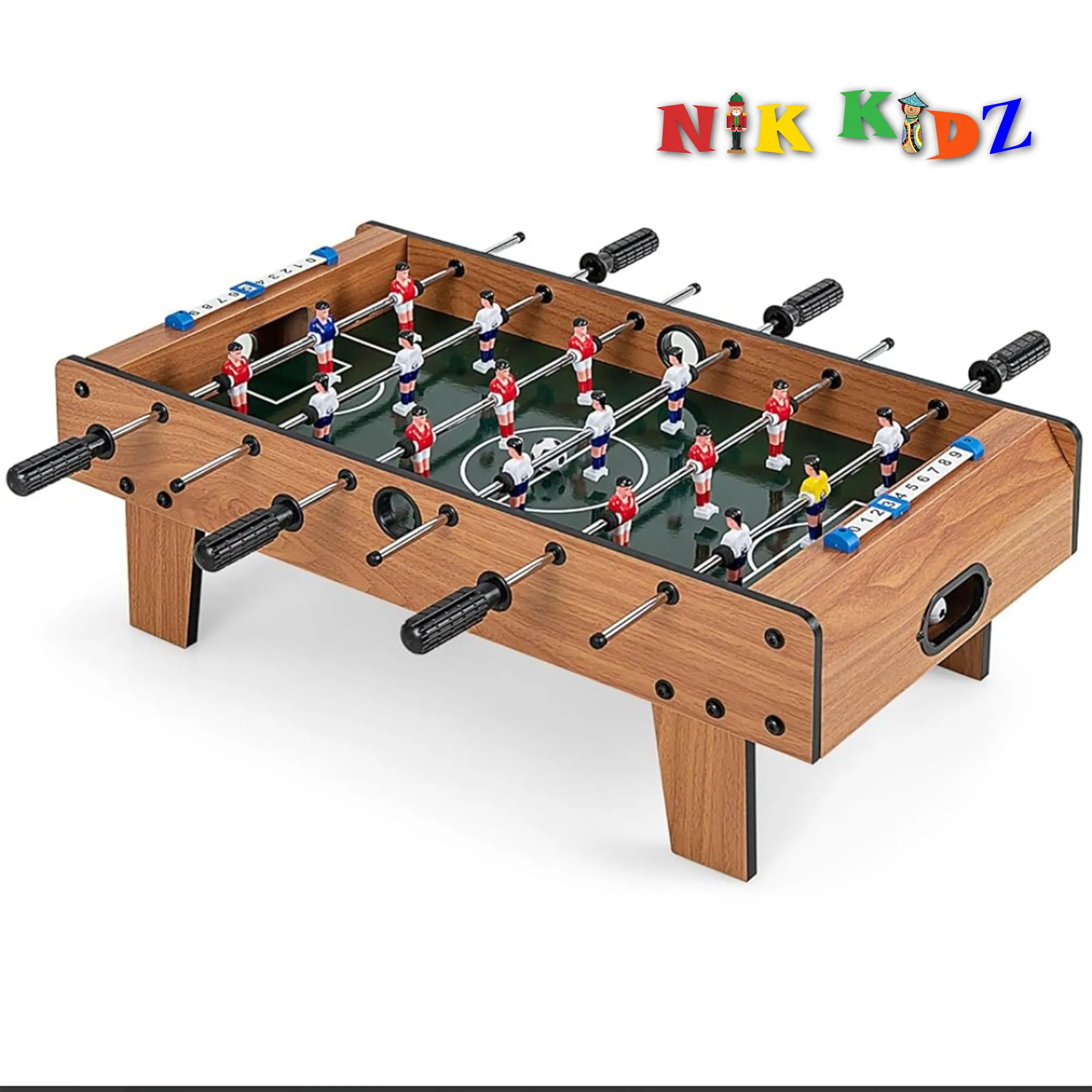 Chendaorong Table Football Soccer Tabletop Foosball Table For Adults And Kids Portable Mini Size Foosball Soccer Tabletops Kids Family Play Sports Fun