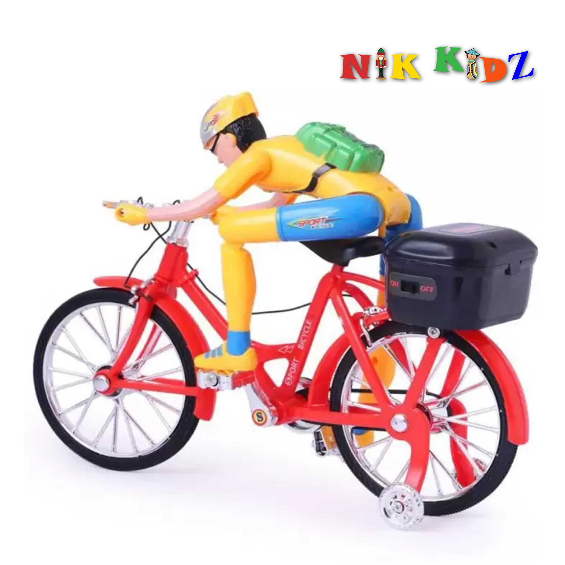 Battery Operated Musical Street Bicycle Toy For Kids