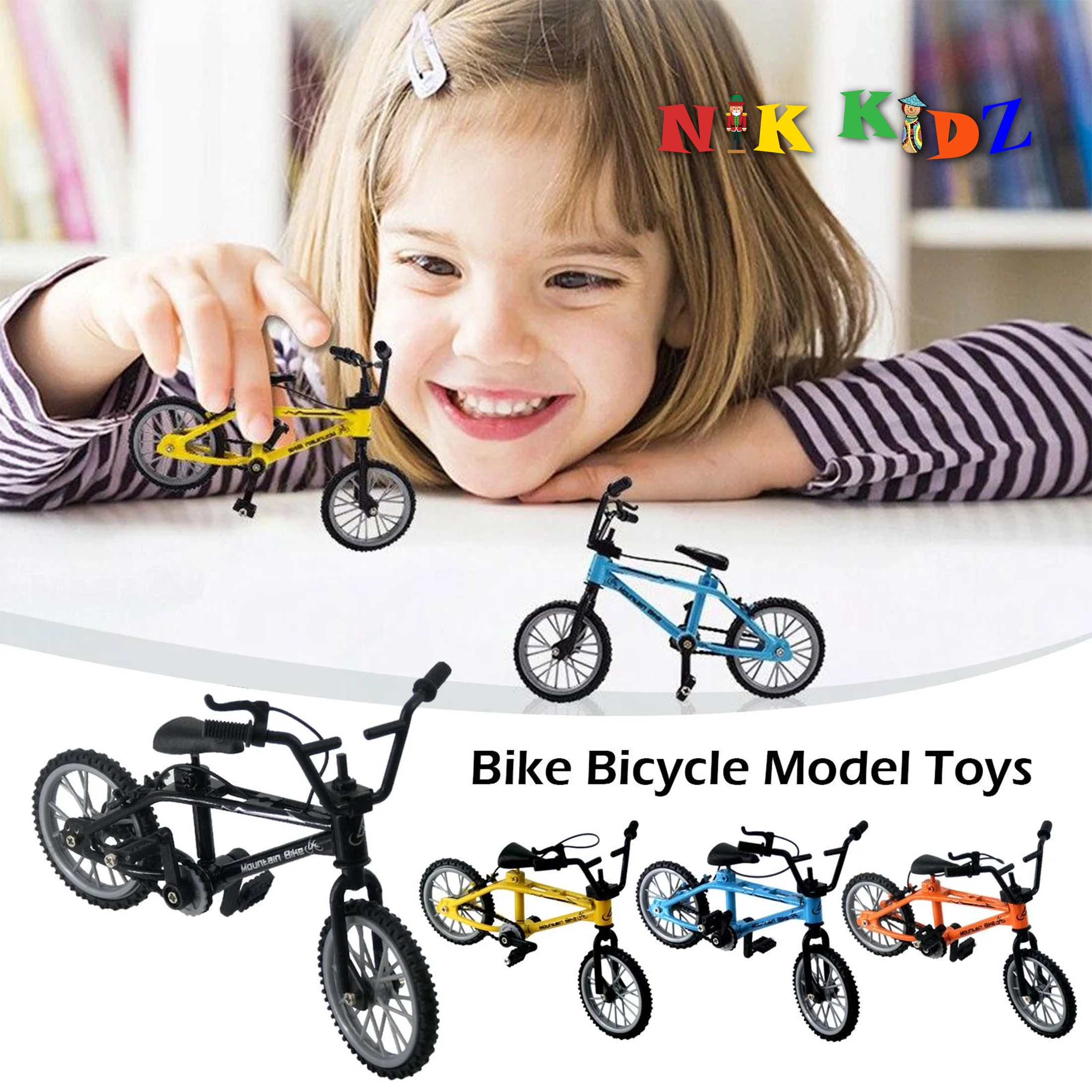 Alloy Finger BMX Bicycle Finger Bike Toys Gift