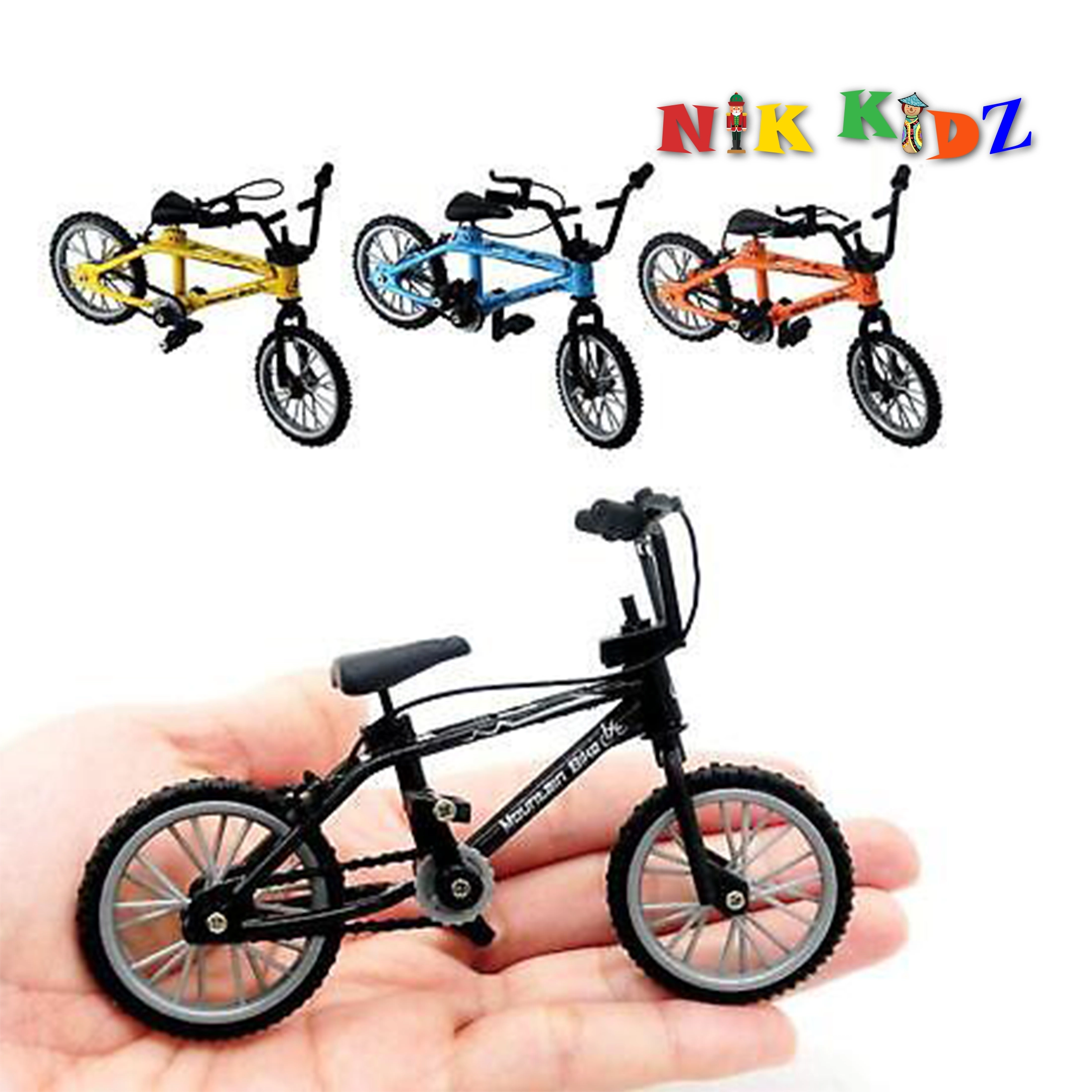New Finger Mountain Alloy Bicycle Diecast Simulation Model Miniature Boy Toy