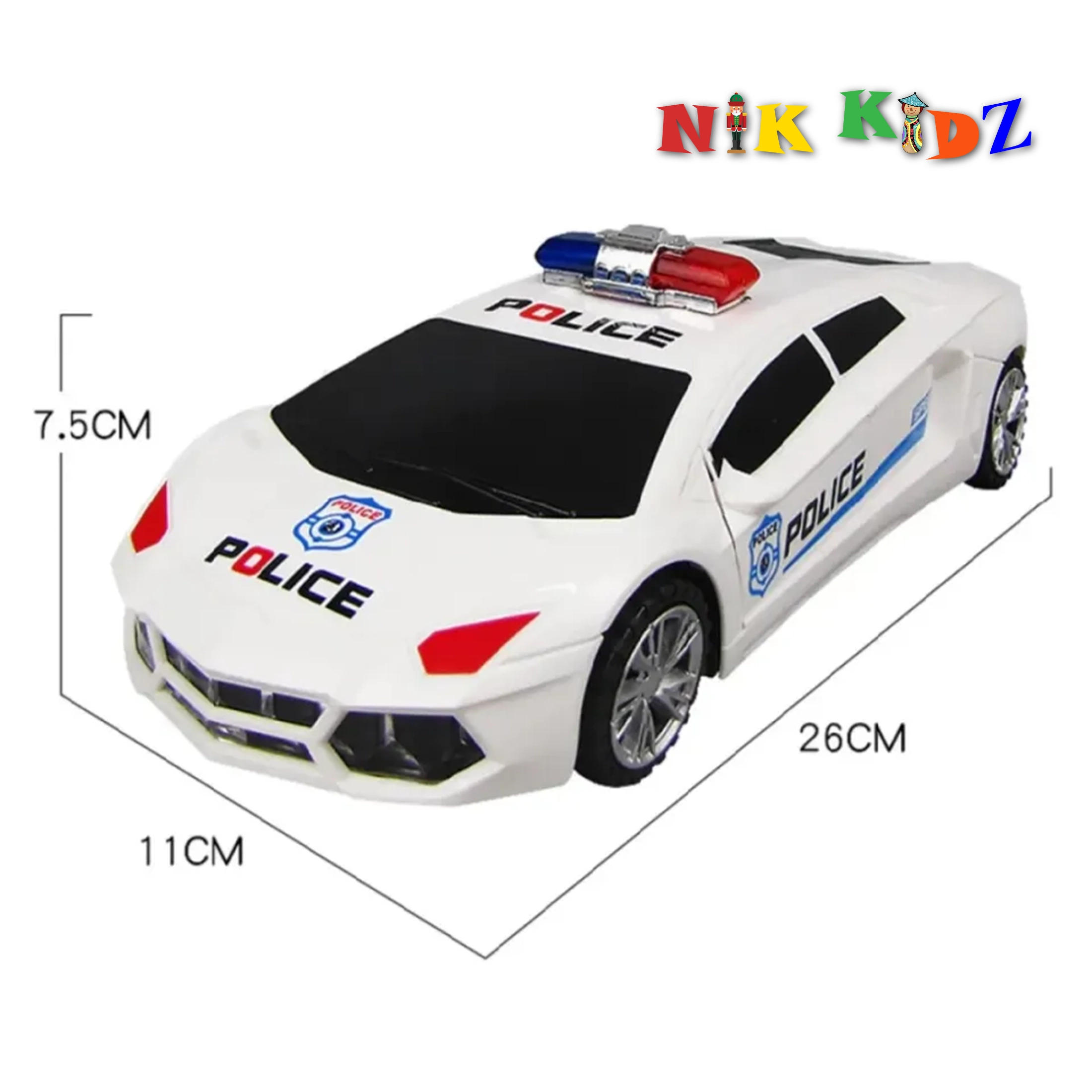 Dream Super Remote Control Rechargeable Car Toy With 3D Lighting & Music System Multicolor For Kids