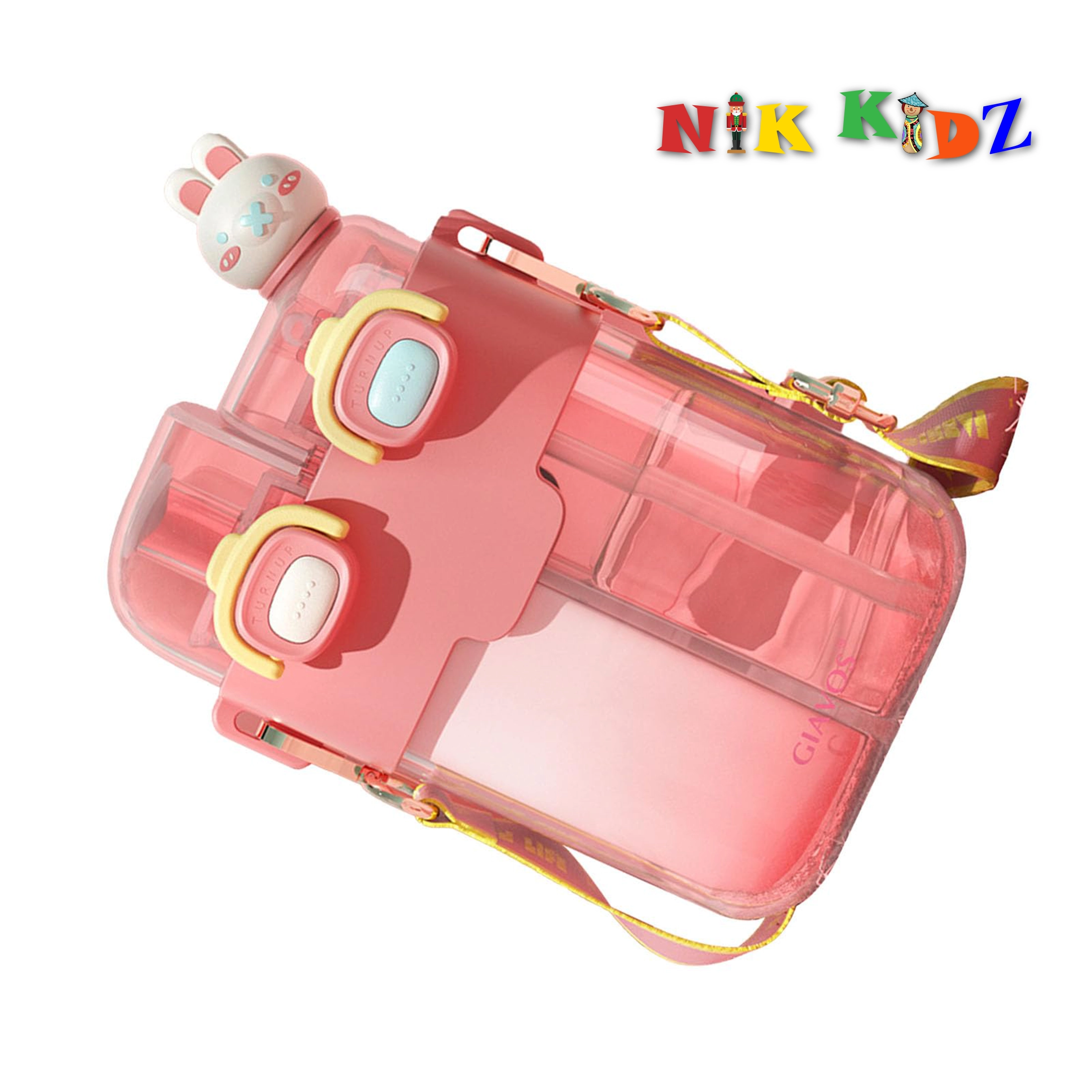 780Ml Cartoon Kawaii Double Layer Water Bottle