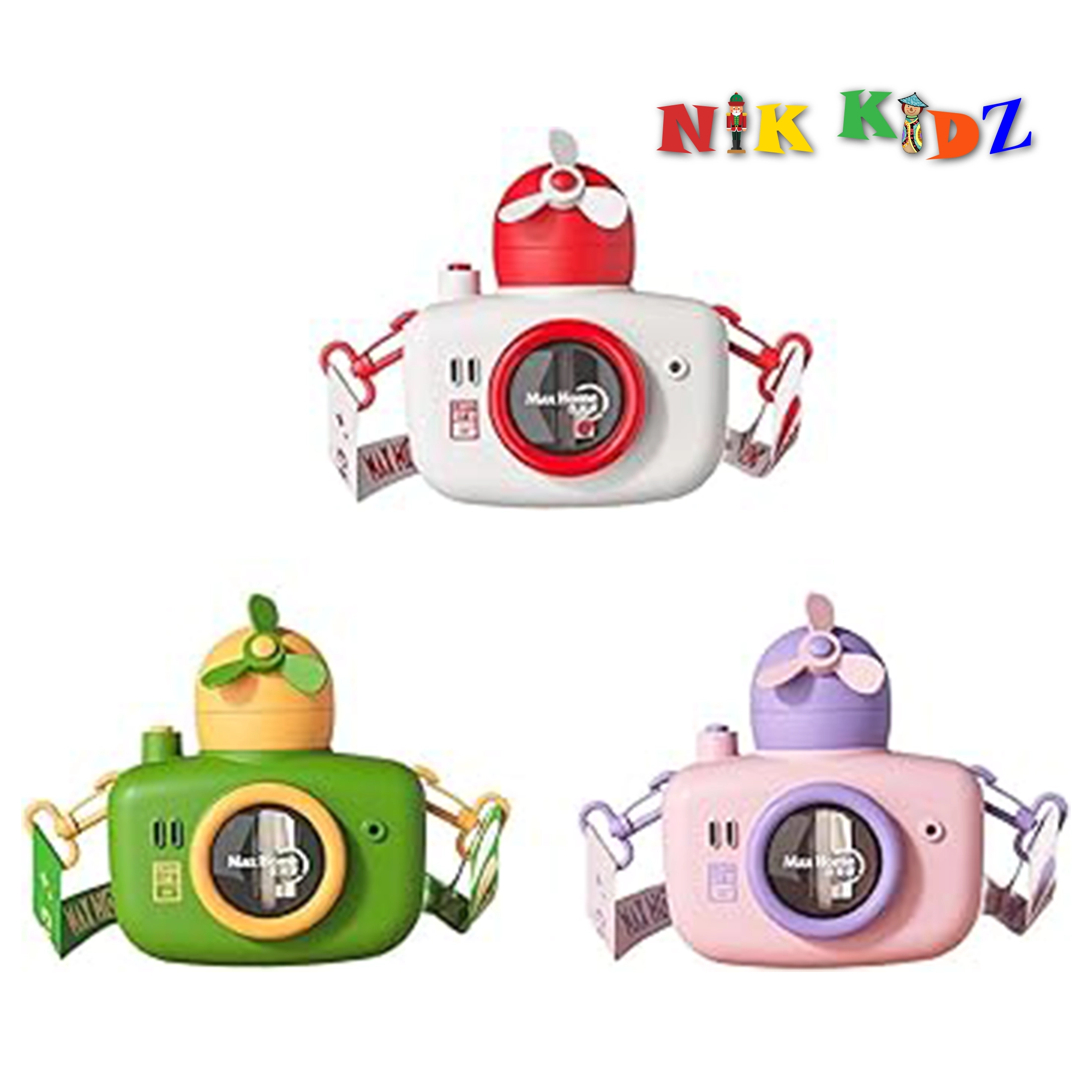 Cute Kids Water Bottle 550ml with Straw Water Cup Sports Water Bottle